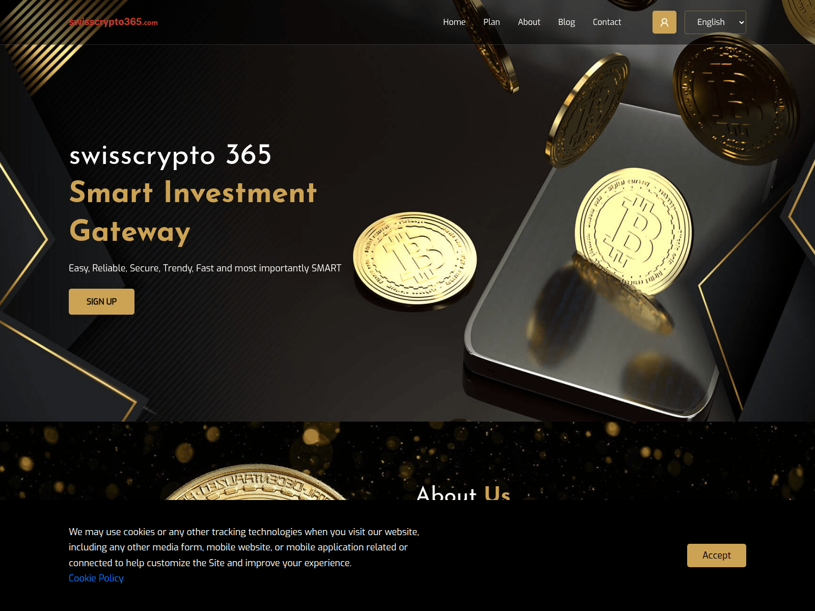 Screenshot of swisscrypto365.com