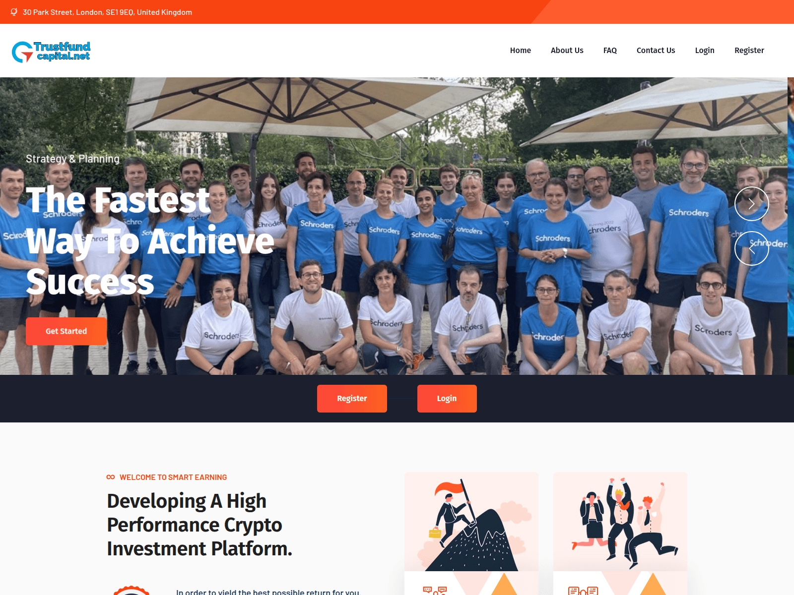 Screenshot of trustfund-capital.net
