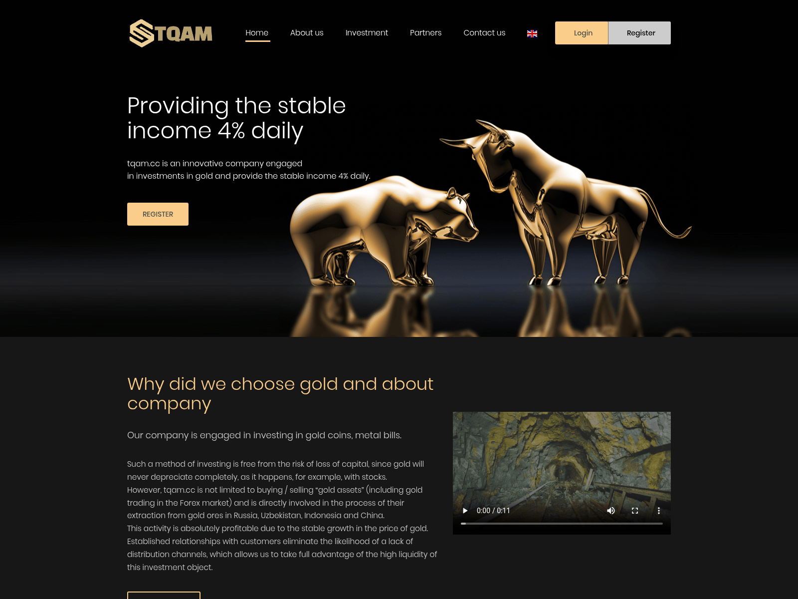 Screenshot of tqam.cc