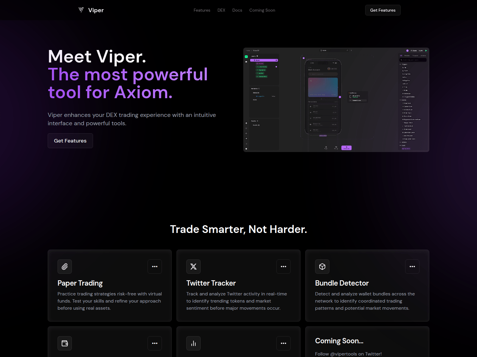 Screenshot of vipertools.io