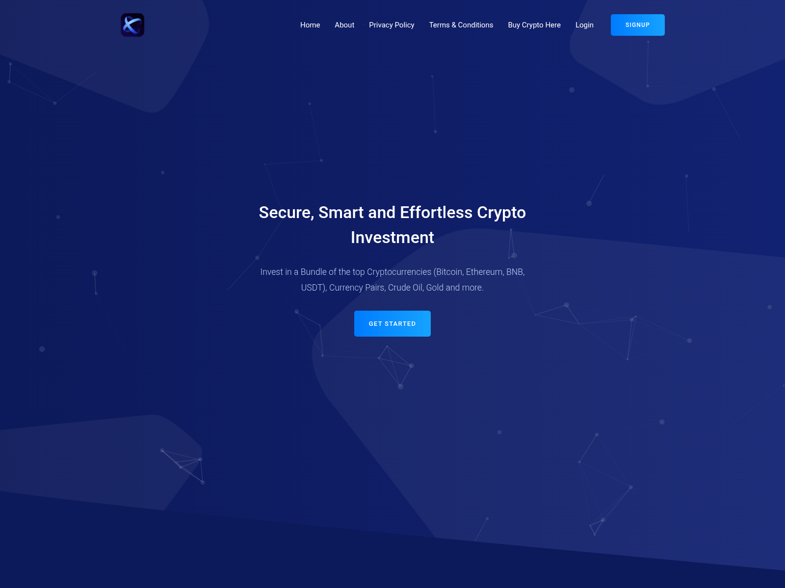 Screenshot of tradebitinvestments.com