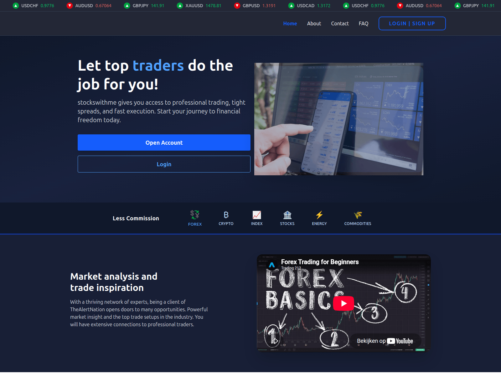 Screenshot of wisestockfx.online