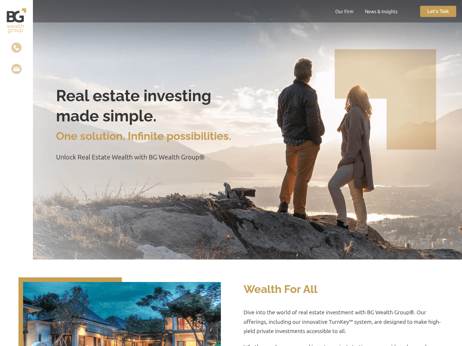 Screenshot of bgwealthgroup.com