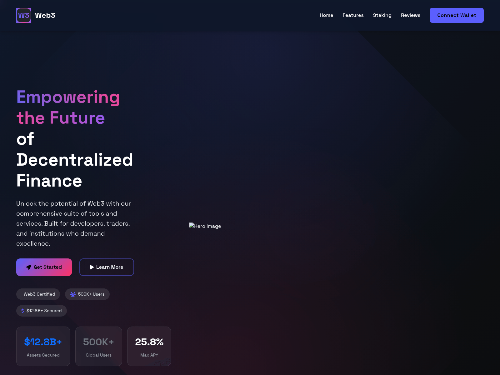 Screenshot of web3ledger.io