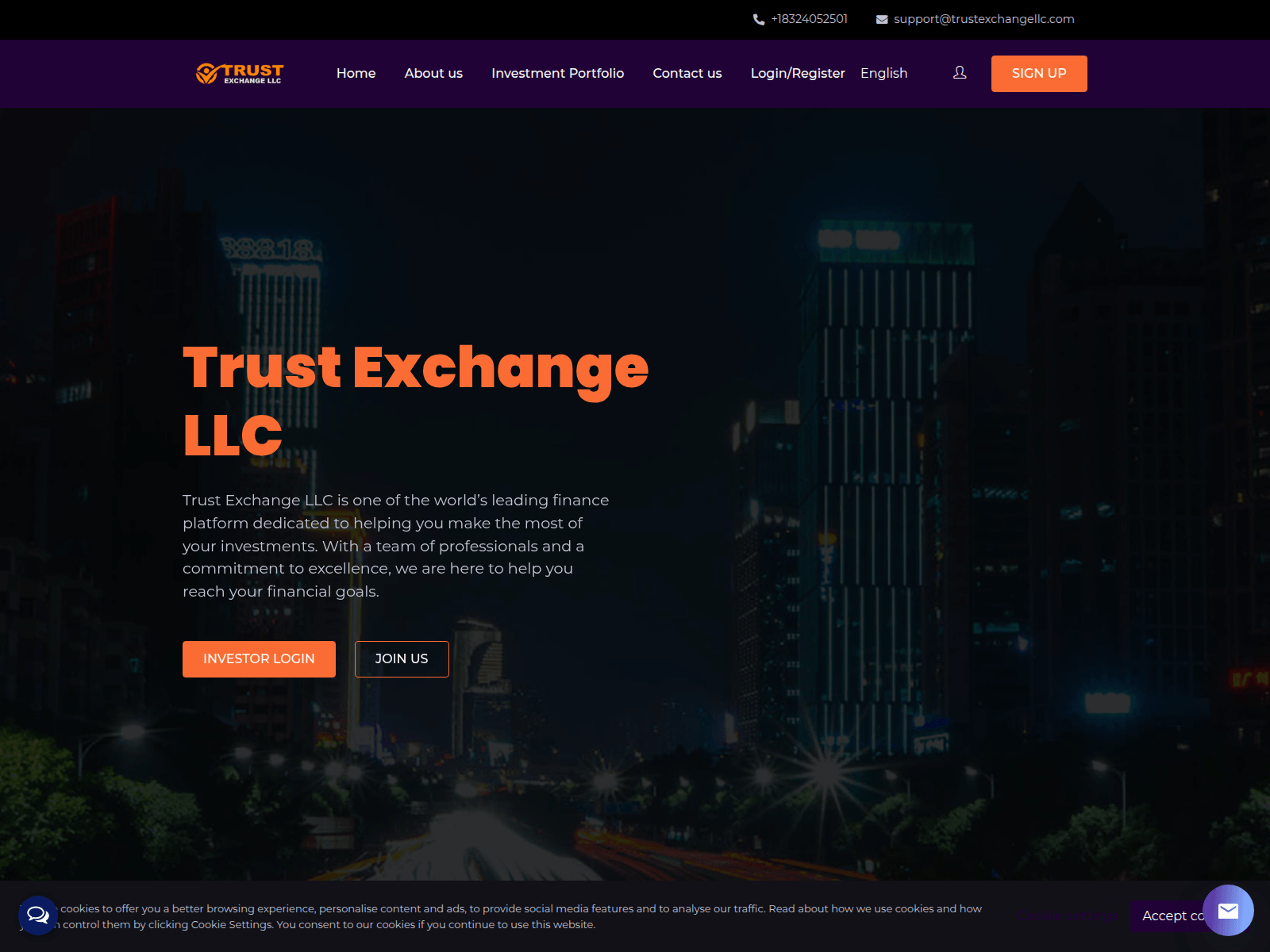 Screenshot of trustexchangellc.com
