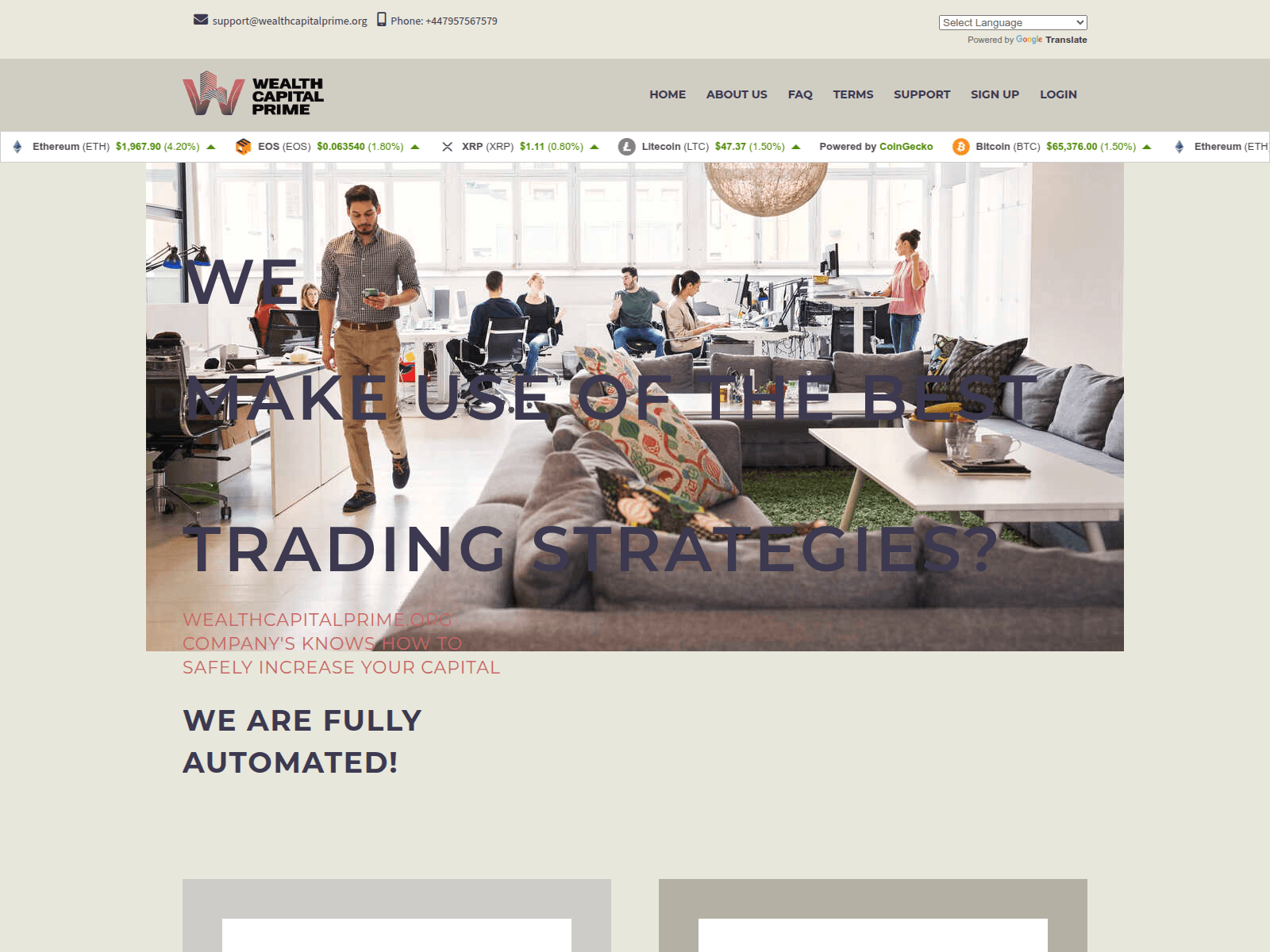 Screenshot of wealthcapitalprime.org