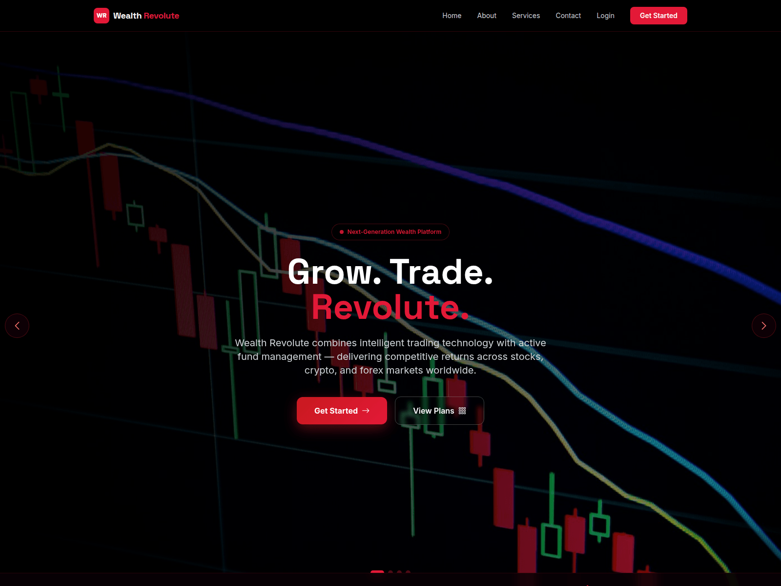 Screenshot of wealthrevolute.com