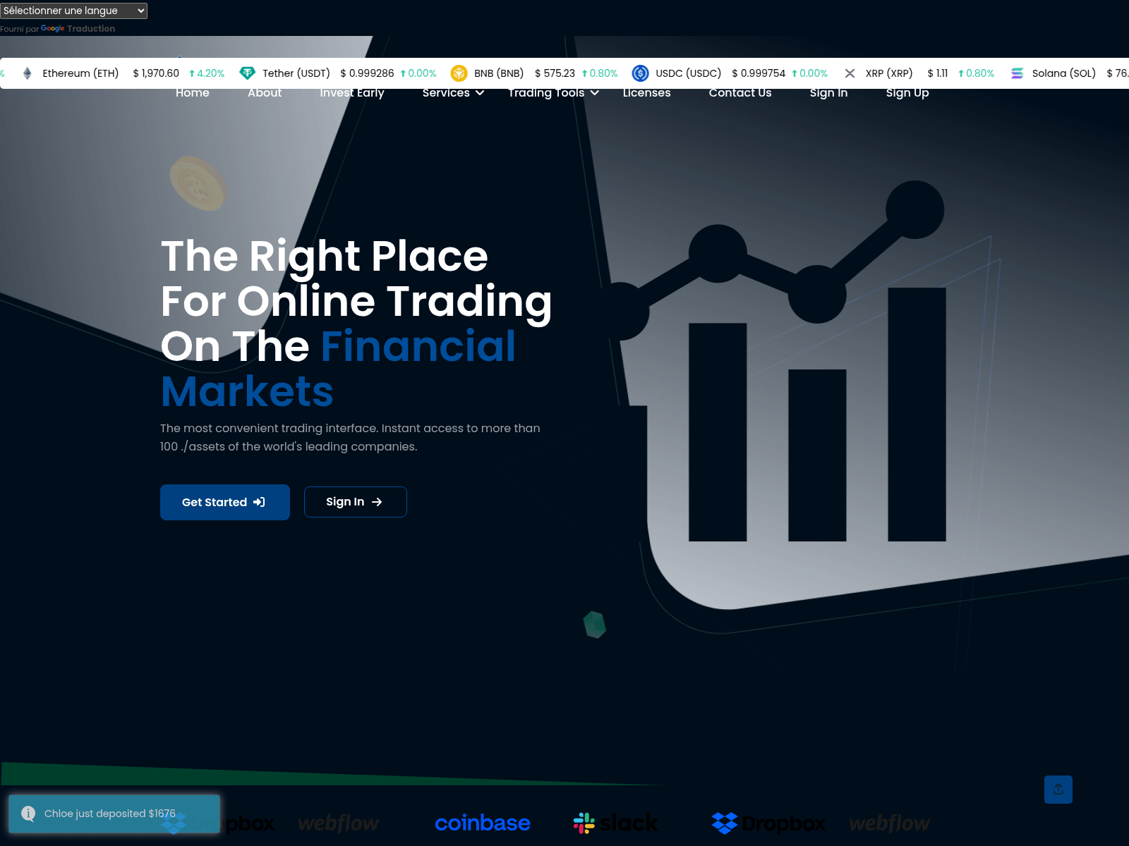 Screenshot of wealthoptionmarket.com