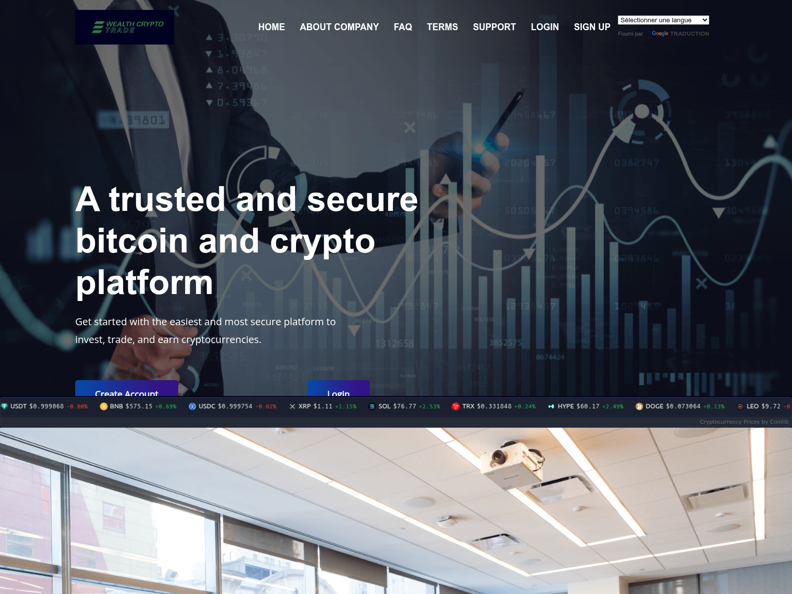 Screenshot of wealthycrypto-trade.com