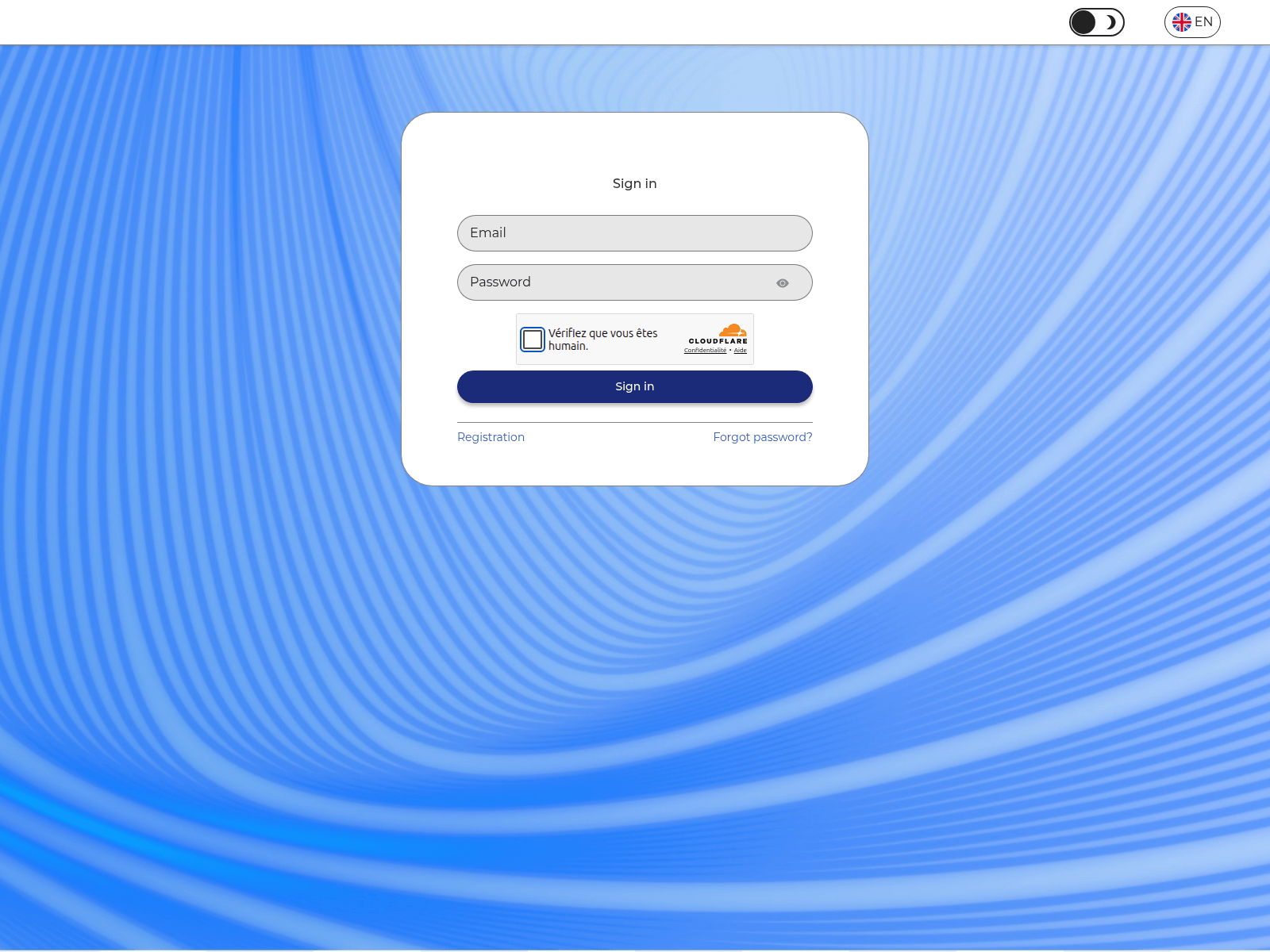 Screenshot of user.controlprofilezone.com