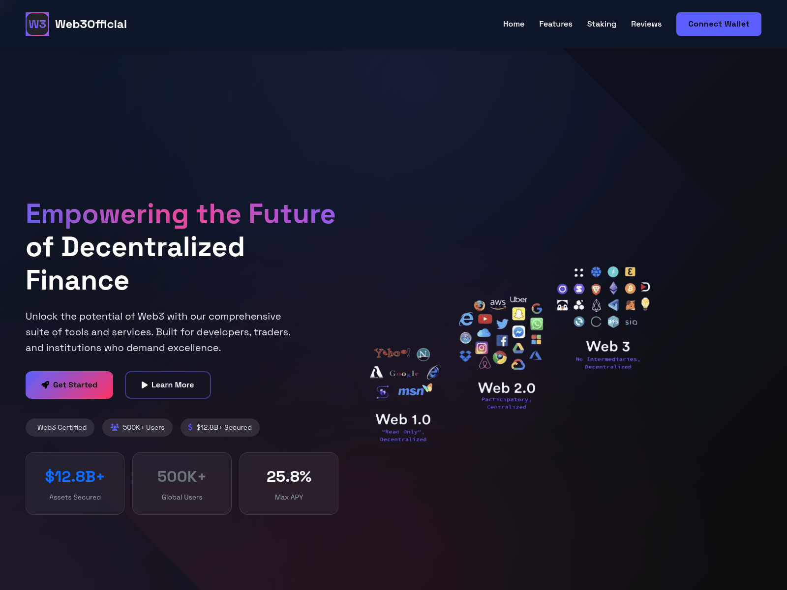 Screenshot of web3official.org
