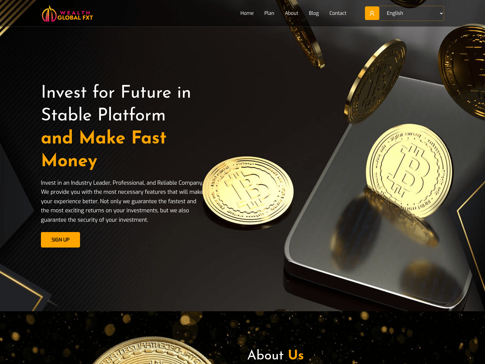 Screenshot of wealthglobalfxt.com