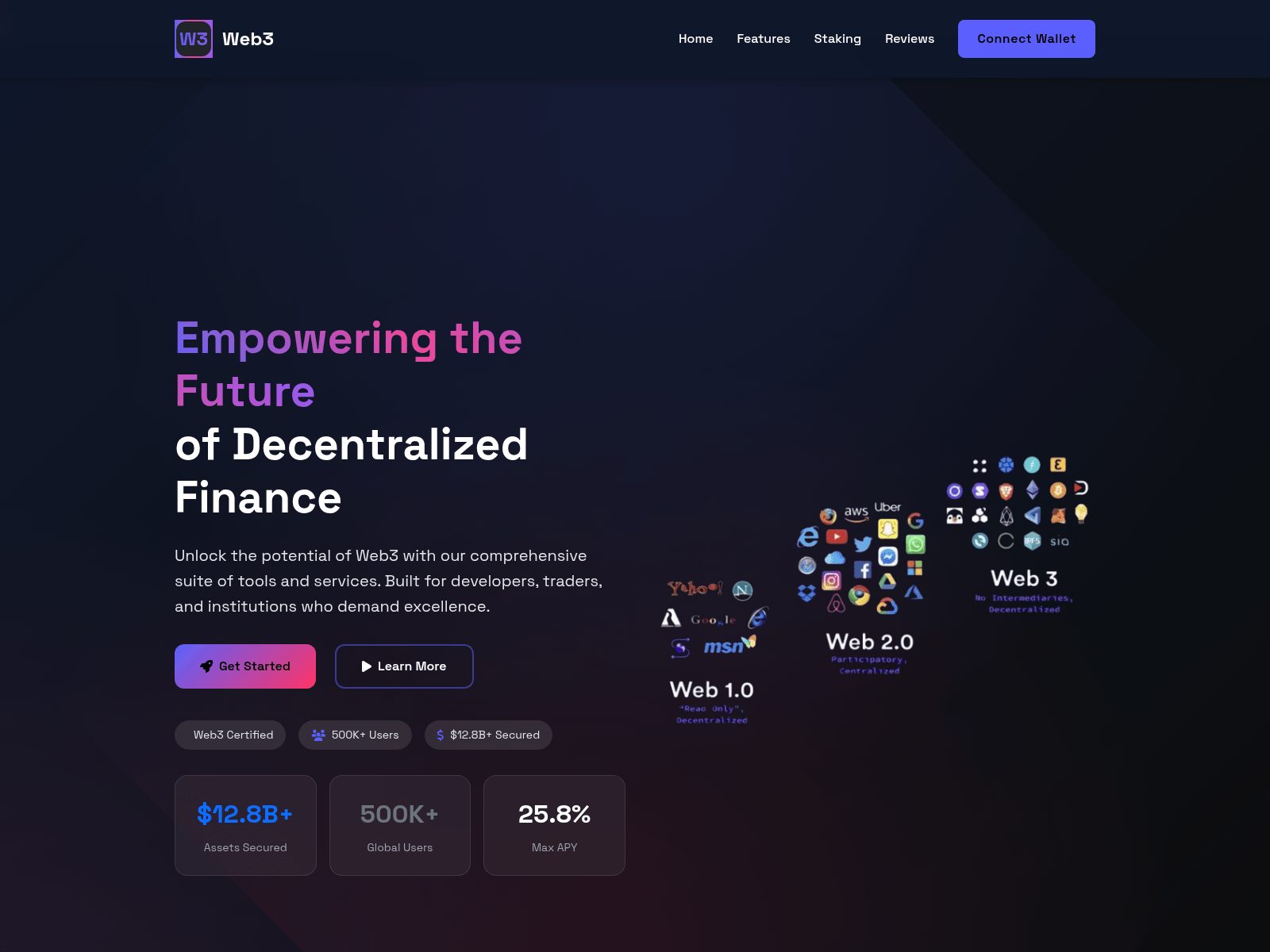 Screenshot of web3world.ltd