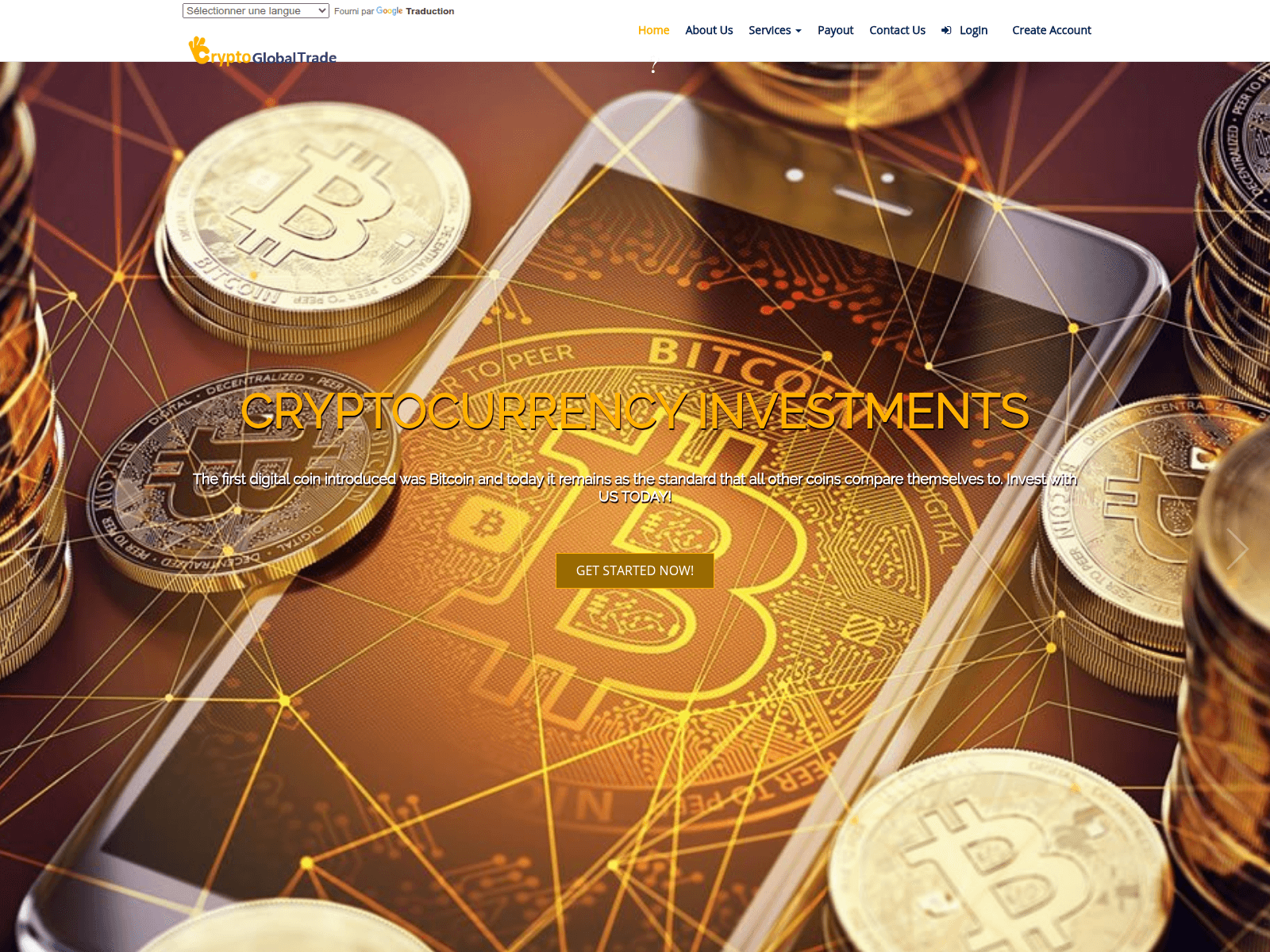 Screenshot of cryptoglobaltrade.com