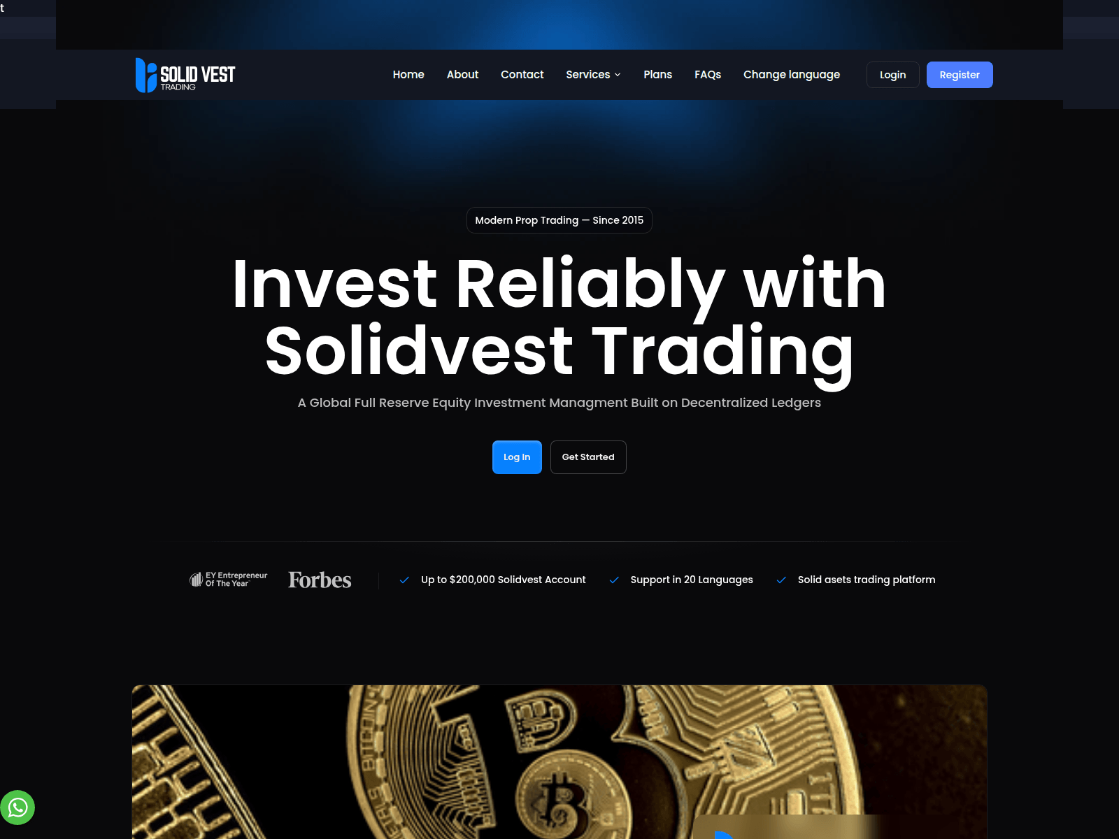 Screenshot of solidvest-trading.com