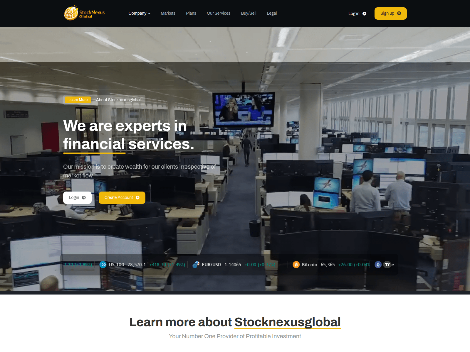 Screenshot of stocknexusglobal.sbs