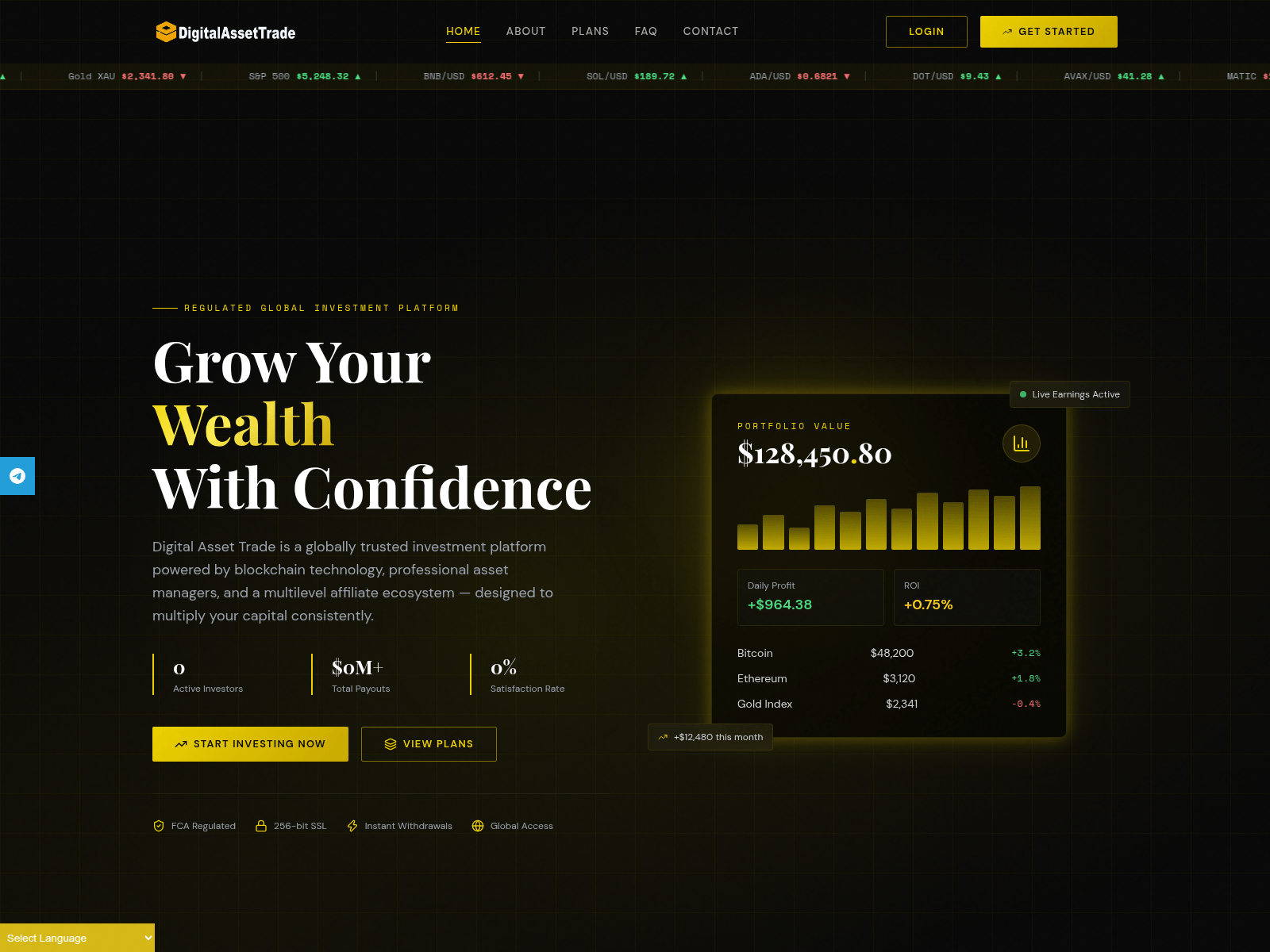 Screenshot of digital-assettrade.com