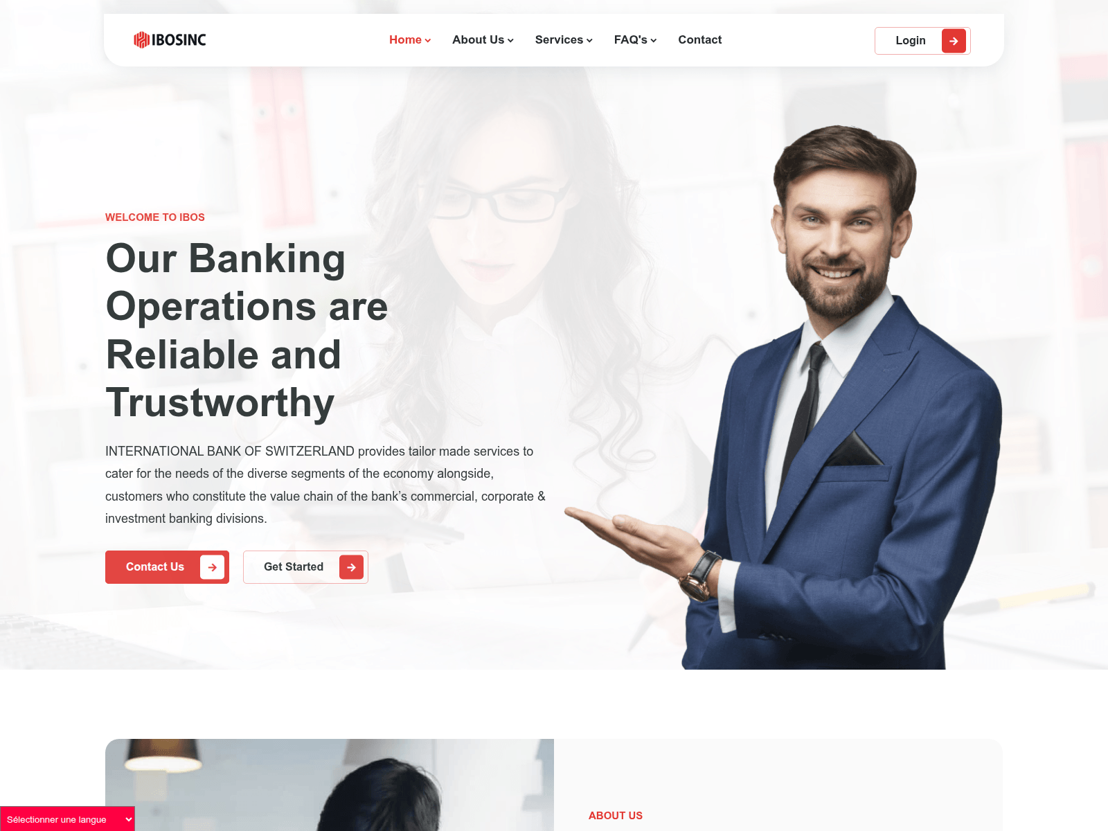 Screenshot of ibosinonline.com