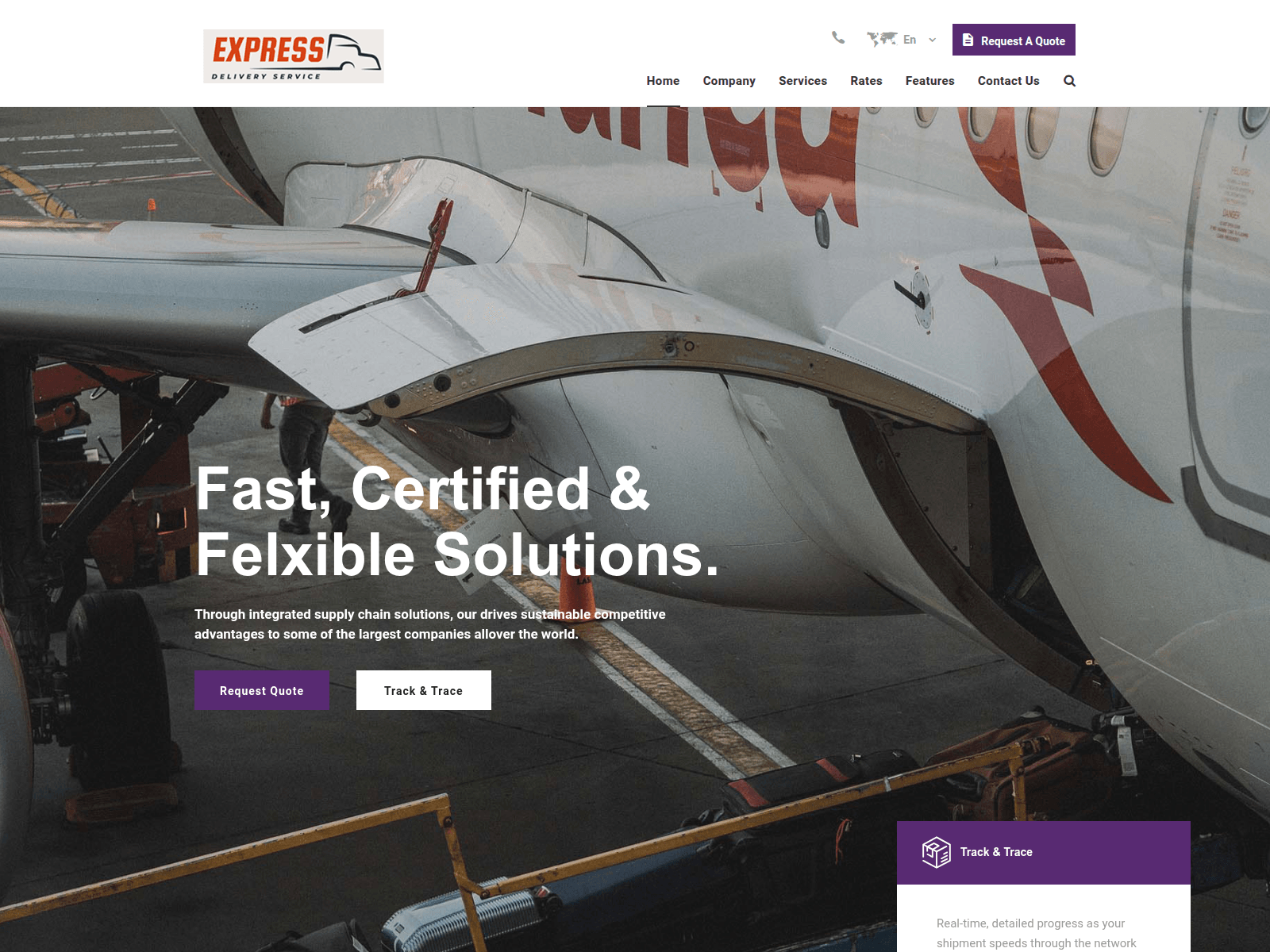 Screenshot of rapid-routeexpress.com