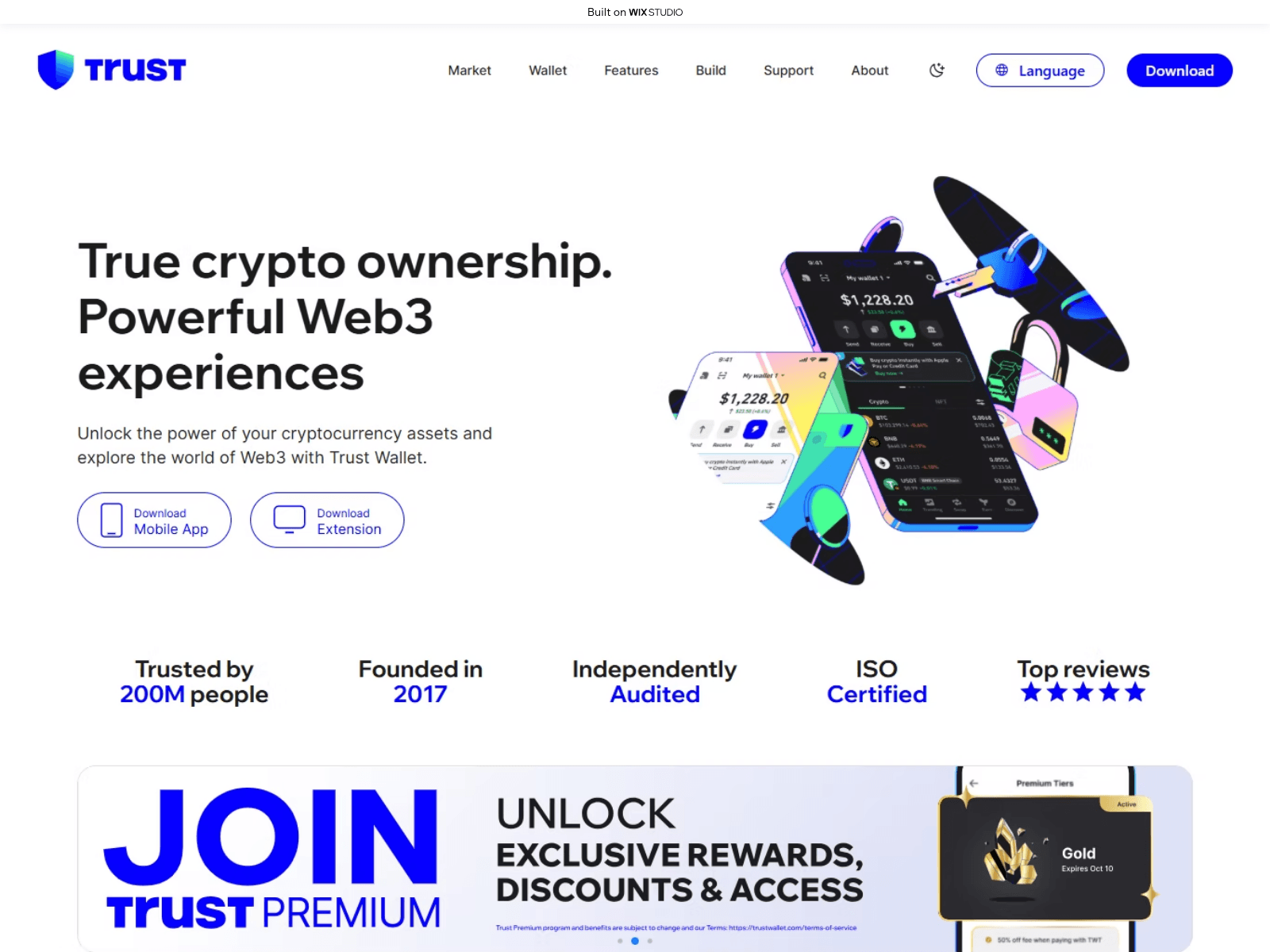 Screenshot of extensionn-trrust.wixstudio.com