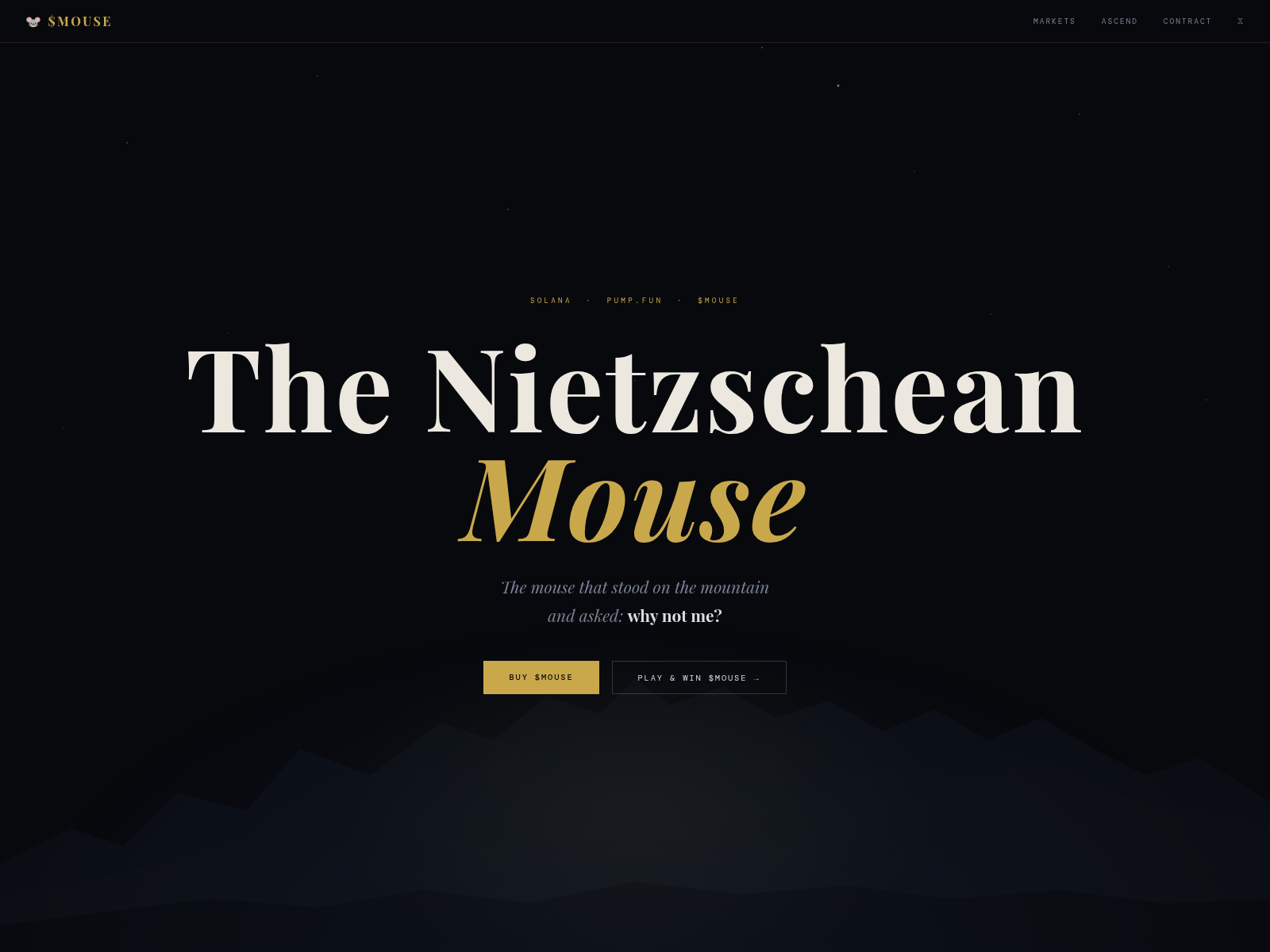 Screenshot of nietzscheanmouse.com