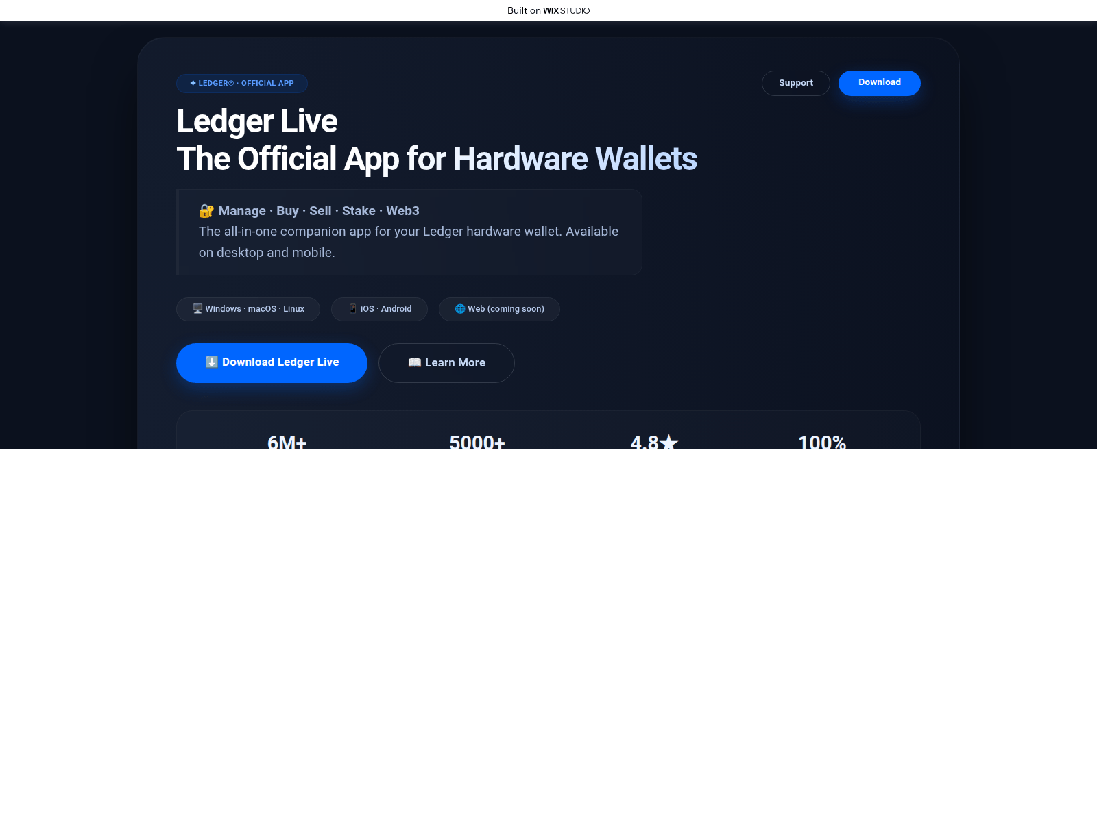Screenshot of ldgers-apps.wixstudio.com
