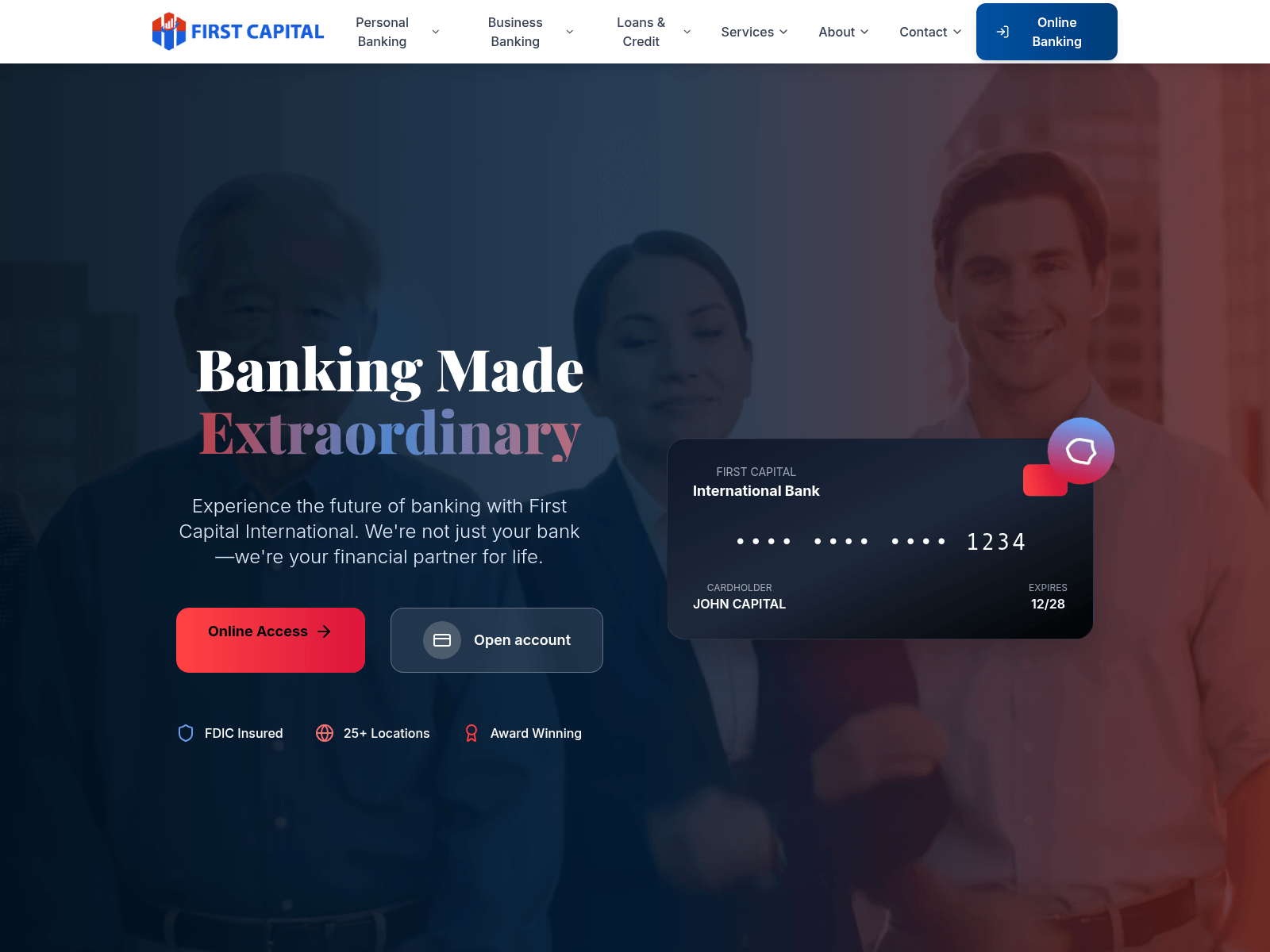 Screenshot of firstcapitalsint.com