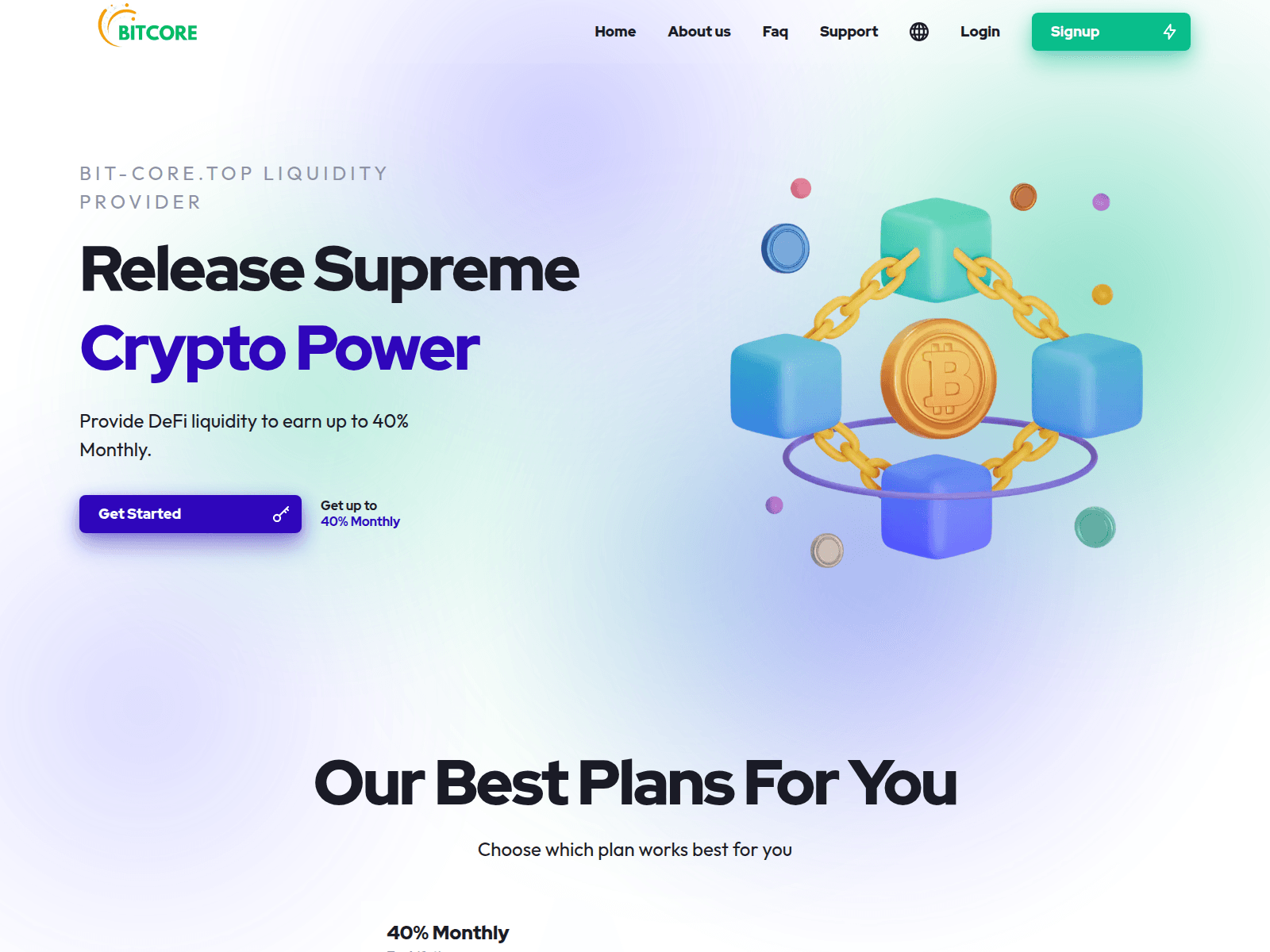 Screenshot of bit-core.top