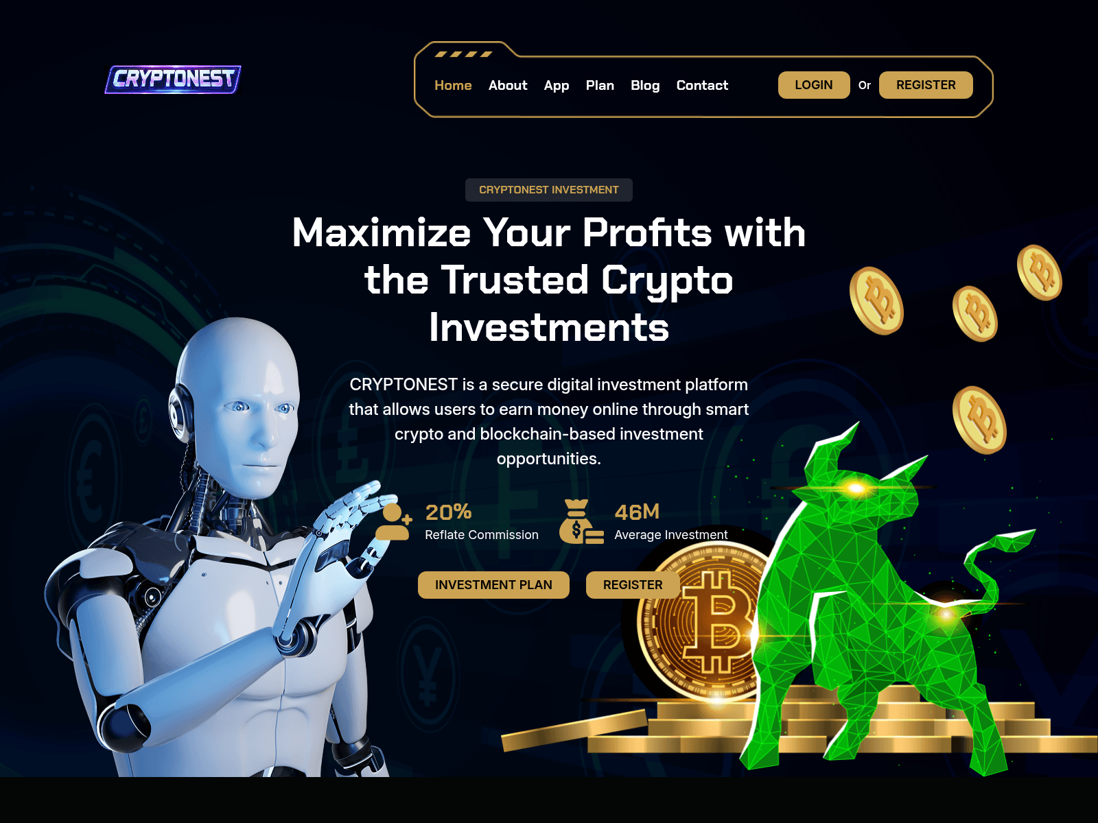 Screenshot of cryptonest.trade