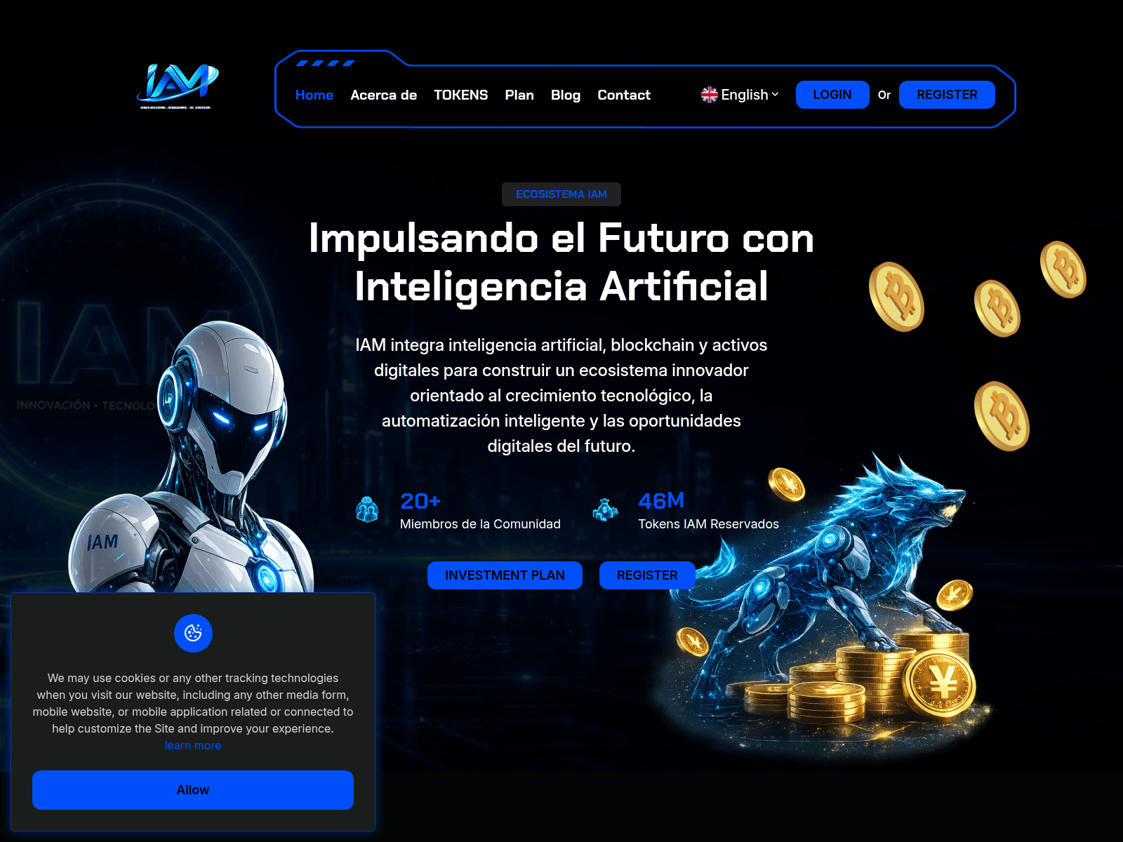 Screenshot of iamholdingcorporation.tech