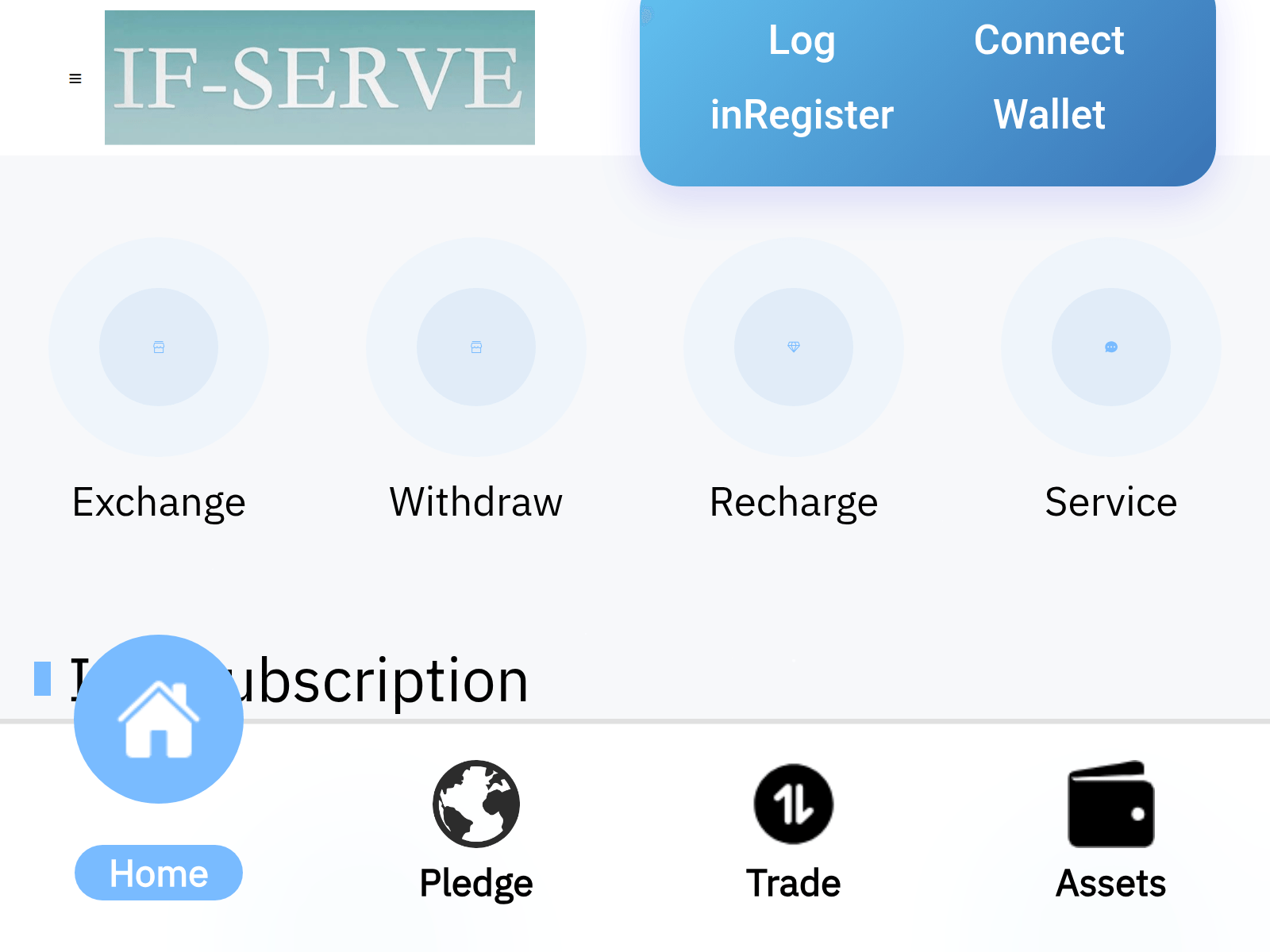 Screenshot of m.ifserveex.com