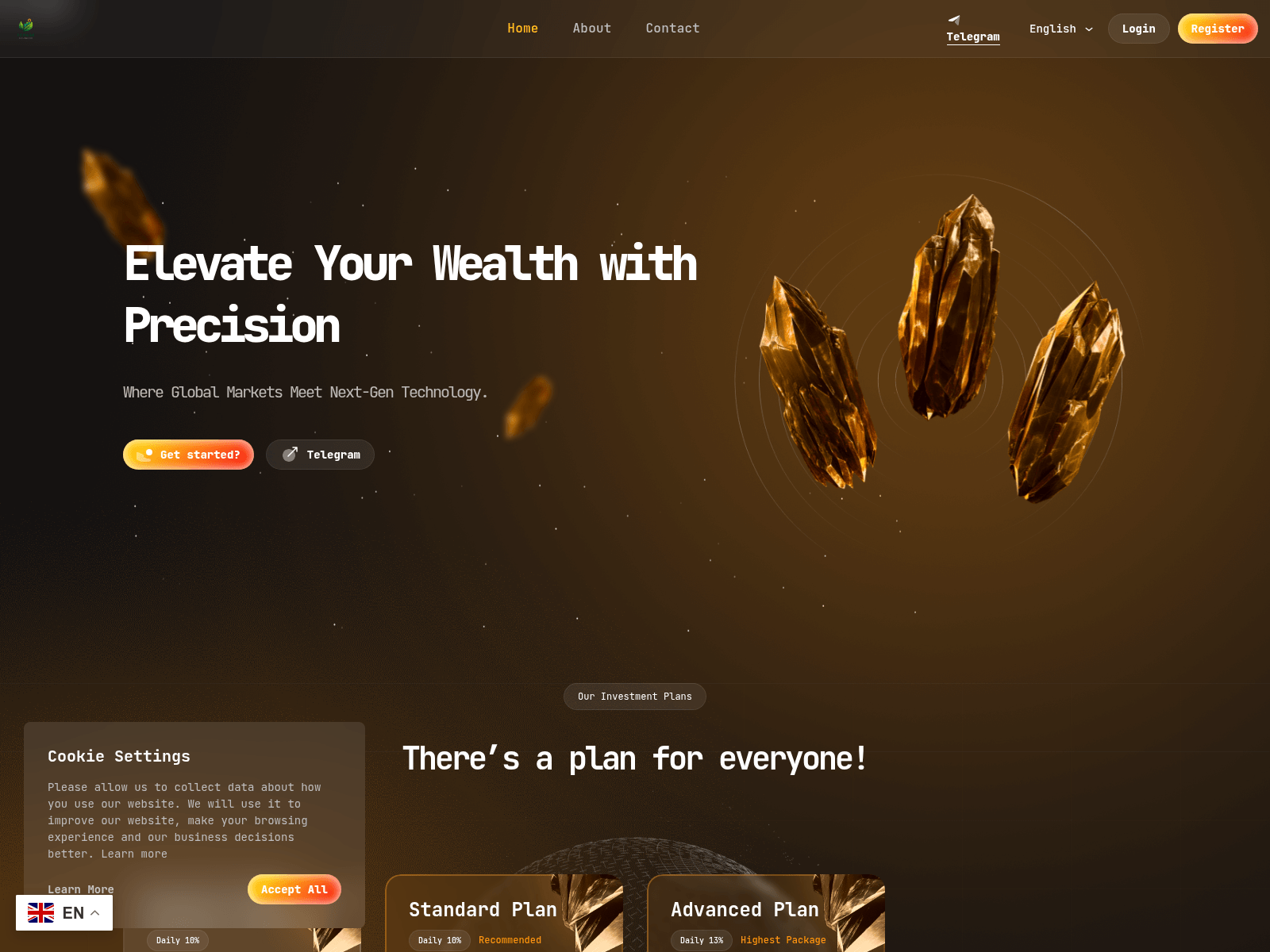 Screenshot of finance.forageholdings.com