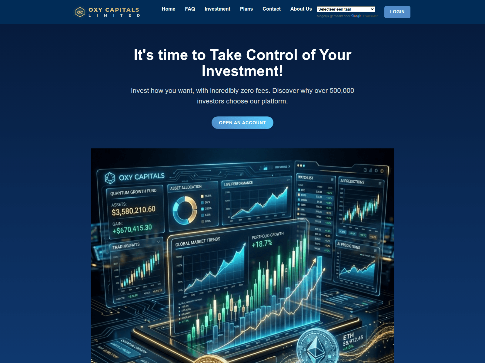 Screenshot of oxycapitalslimited.com