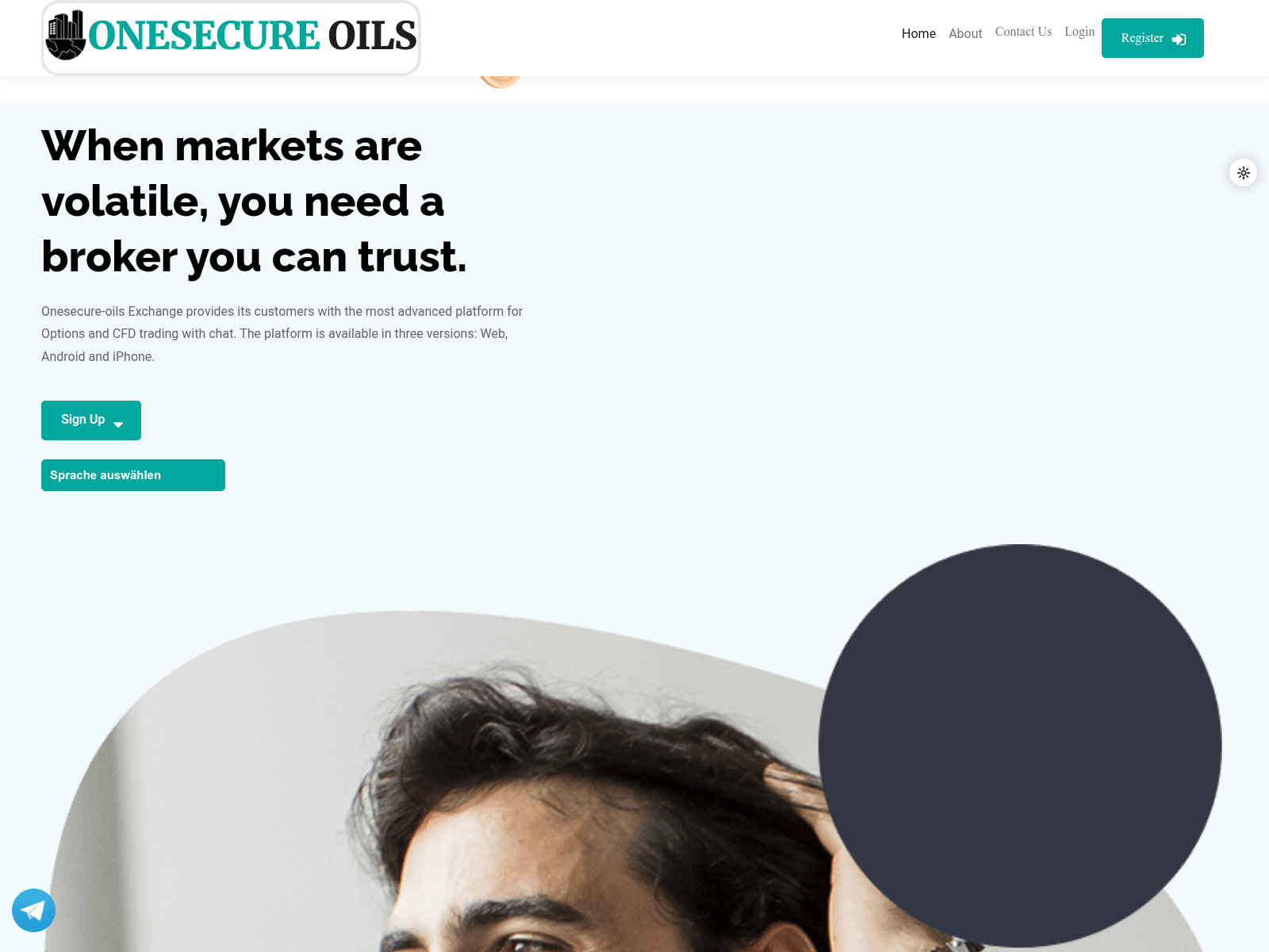Screenshot of onesecure-oils.pro