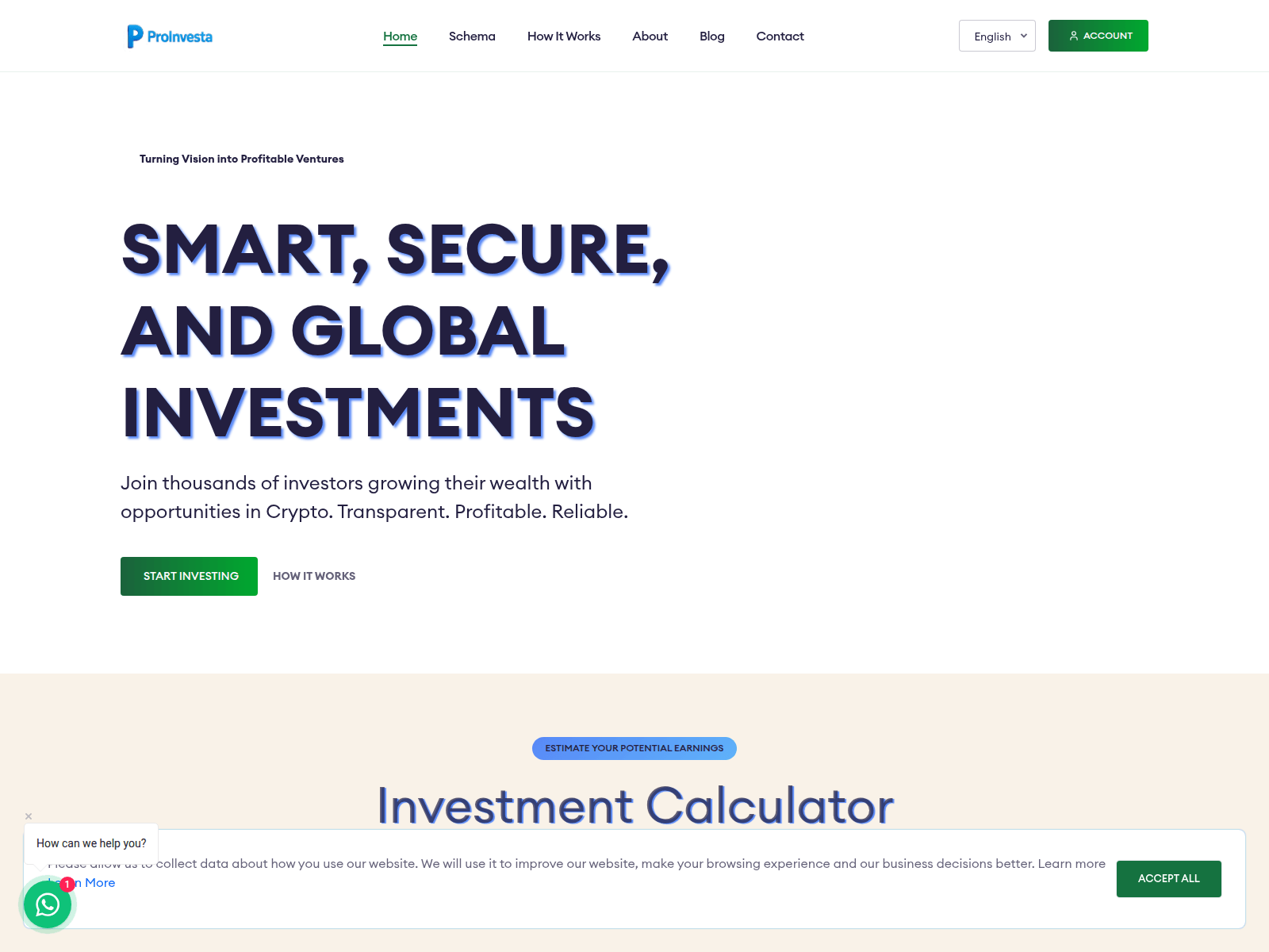 Screenshot of proinvesta.vip