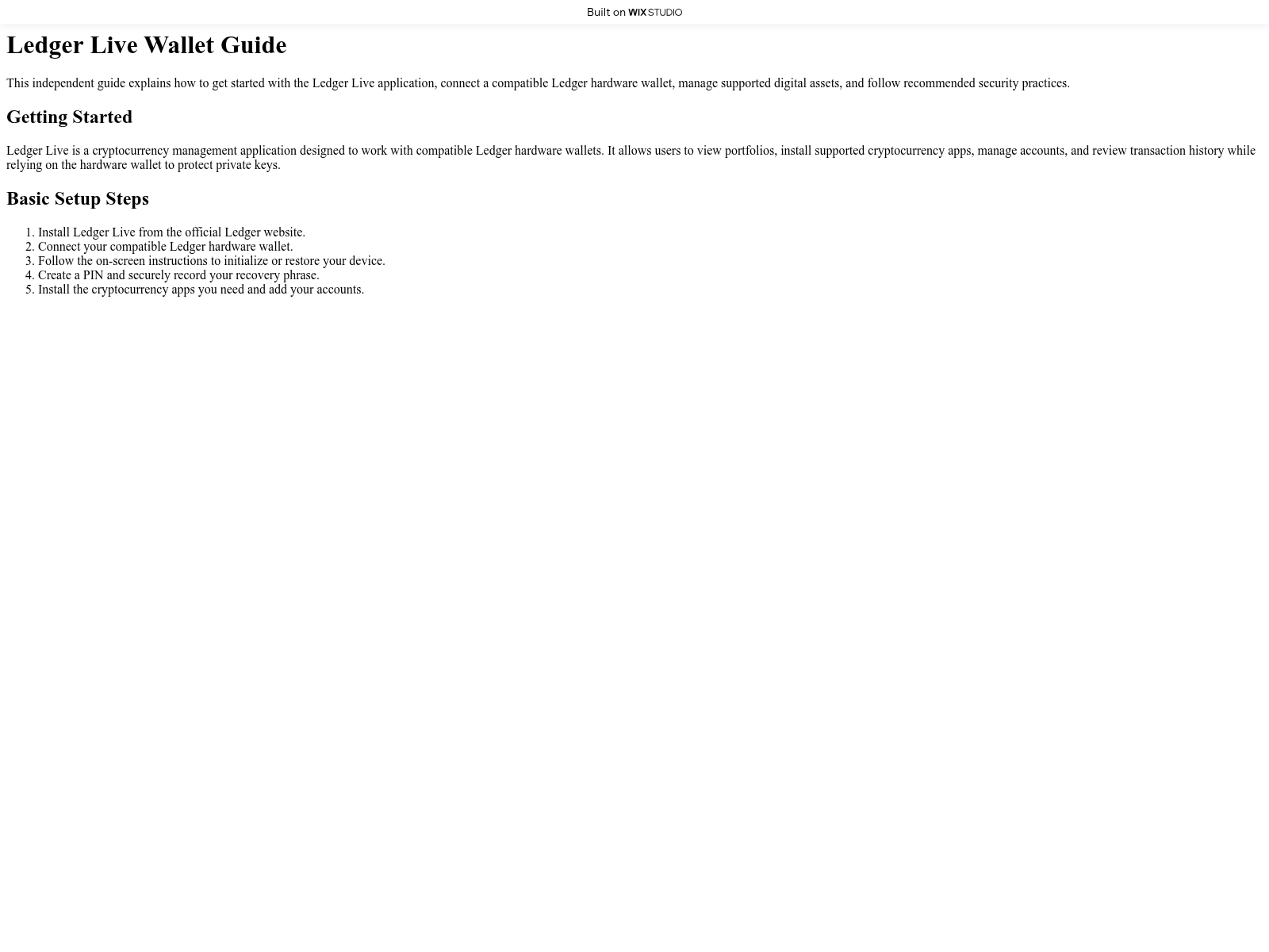 Screenshot of ssomyledgerlivecdn.wixstudio.com