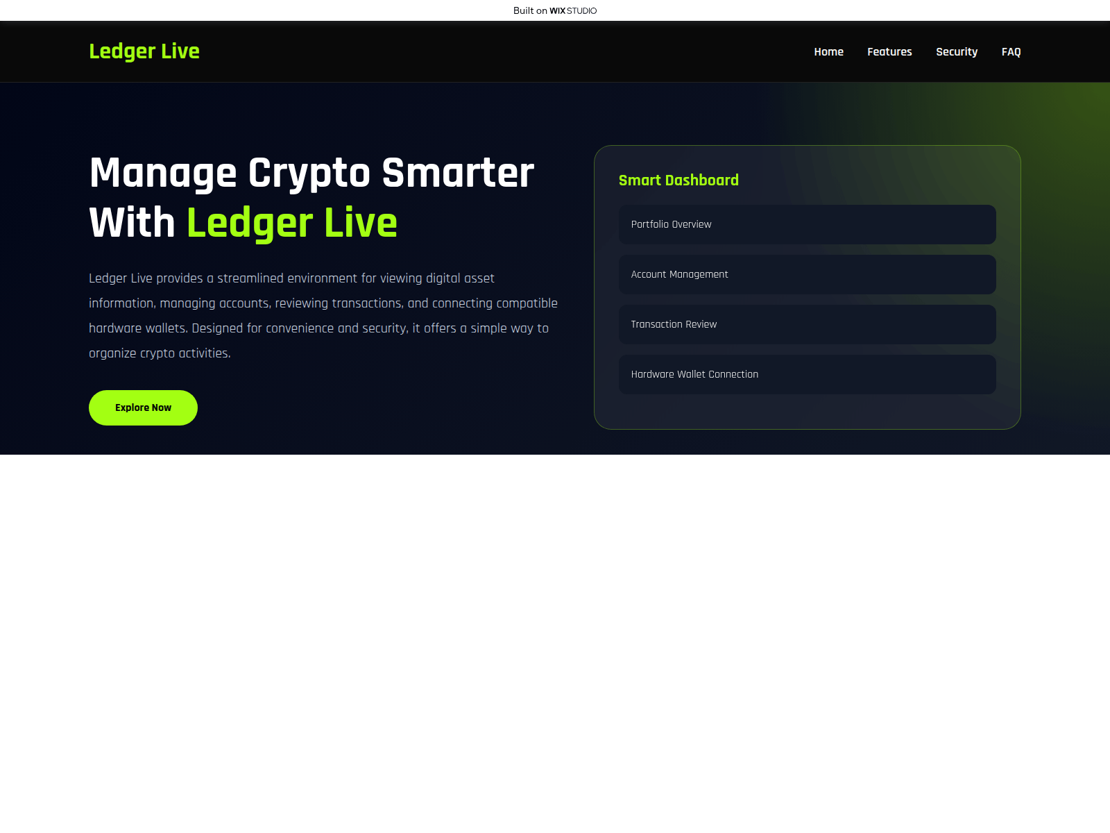 Screenshot of liveapps-ledgrus.wixstudio.com