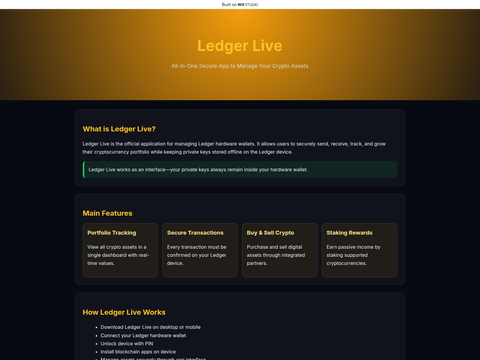 Screenshot of ldgerrlive.wixstudio.com