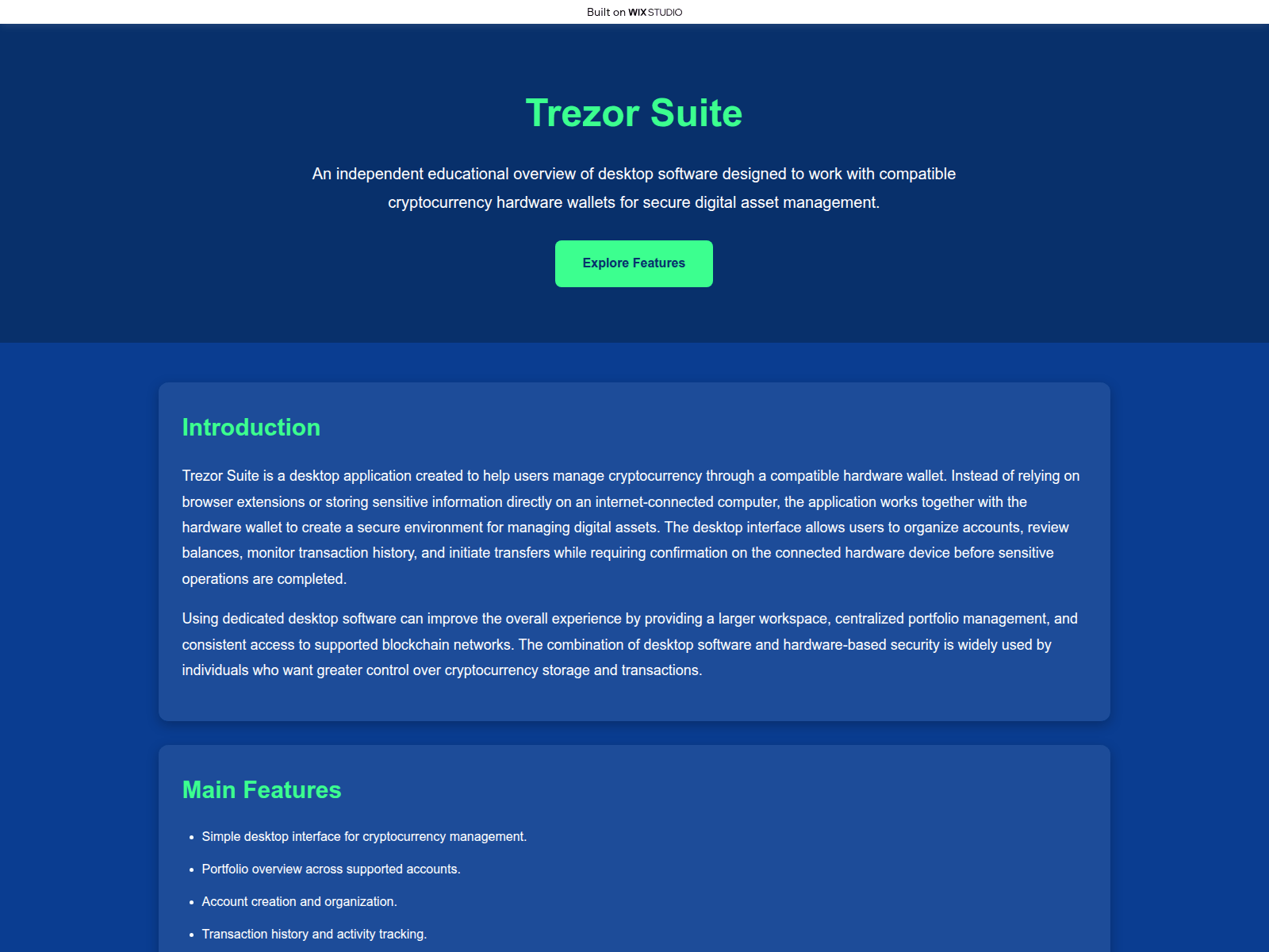 Screenshot of choose-suiteapp.wixstudio.com