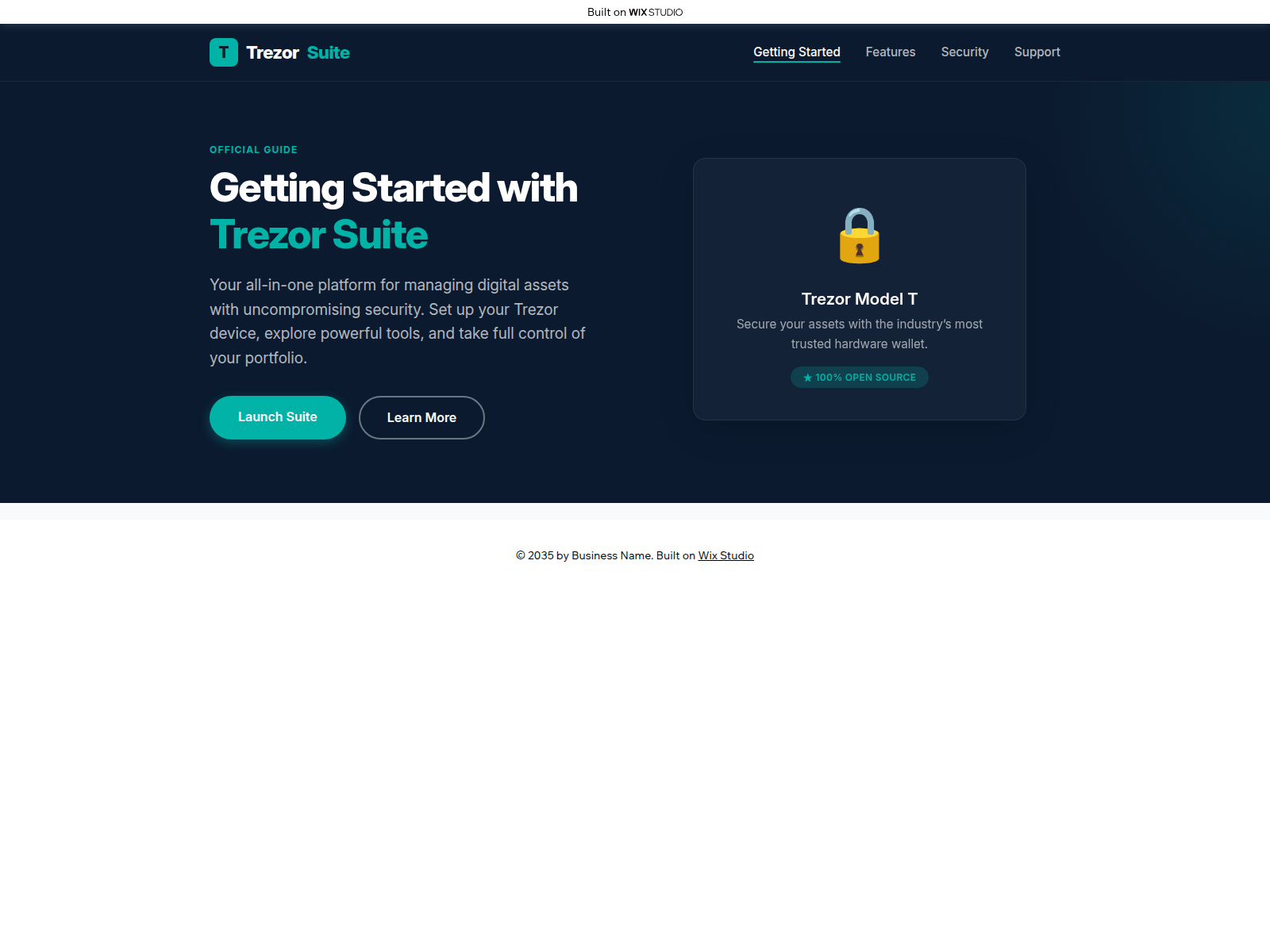 Screenshot of beginsuites-trzore.wixstudio.com