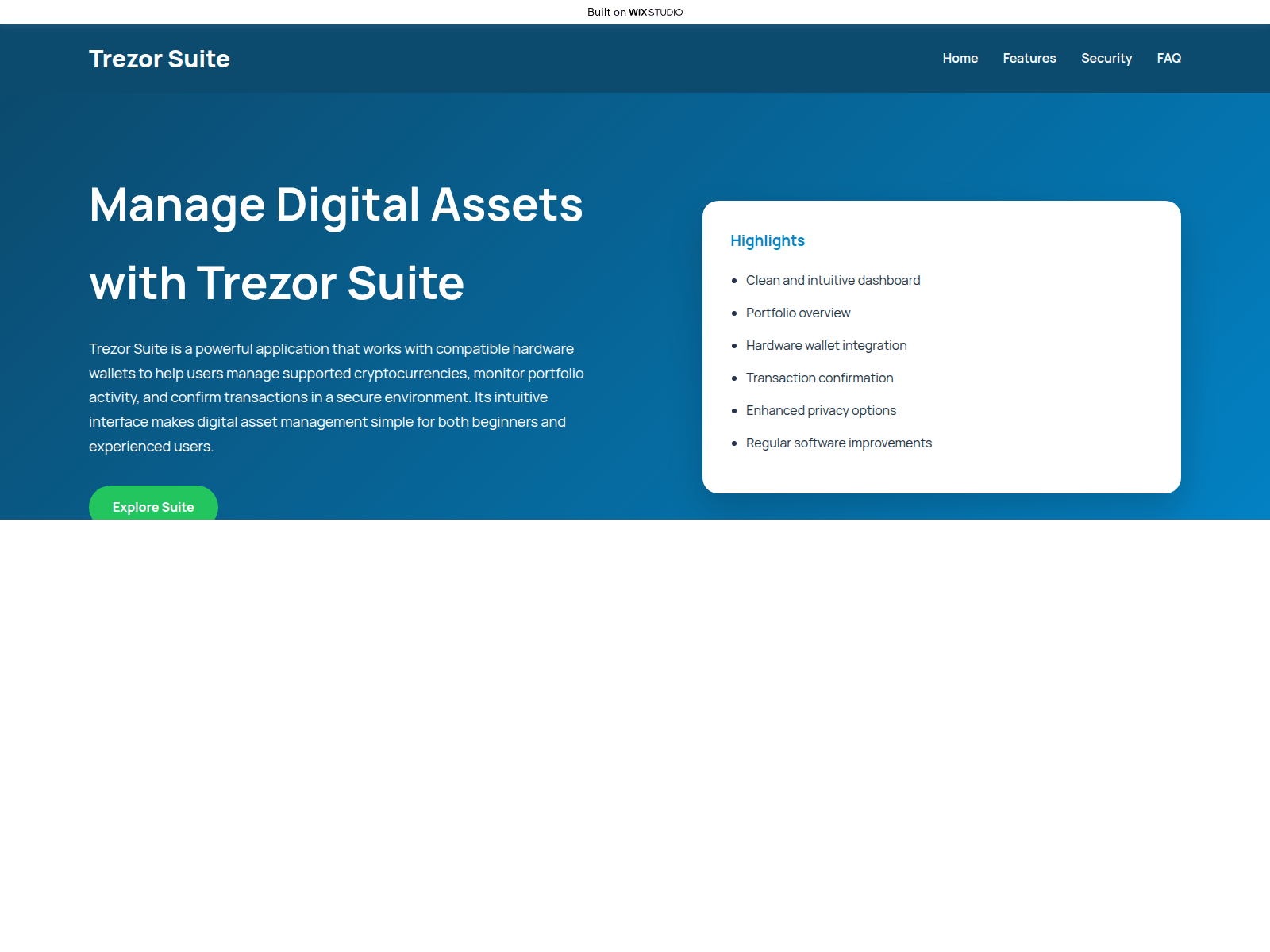 Screenshot of edge-suitesso.wixstudio.com