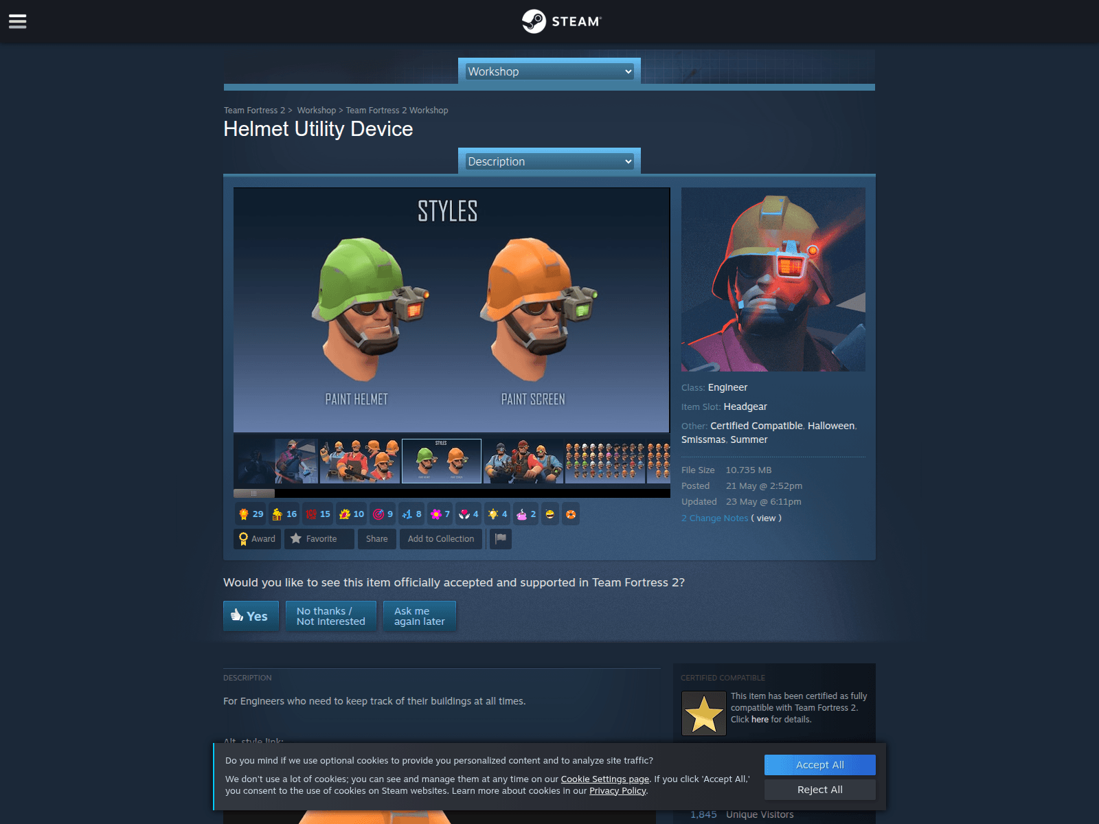 Screenshot of store.workshopscommunityratemods.com
