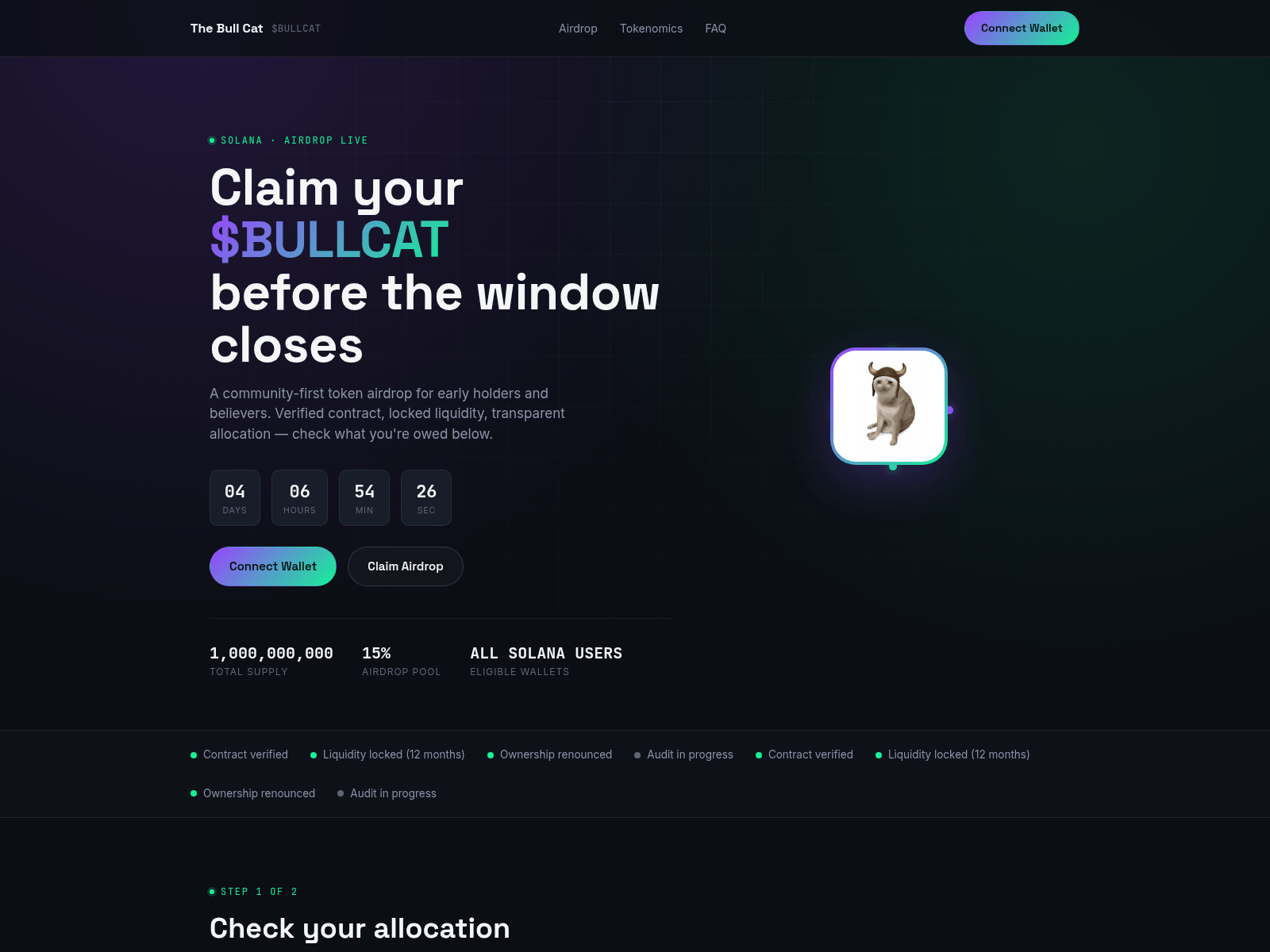 Screenshot of bullcat.limited-drops.live
