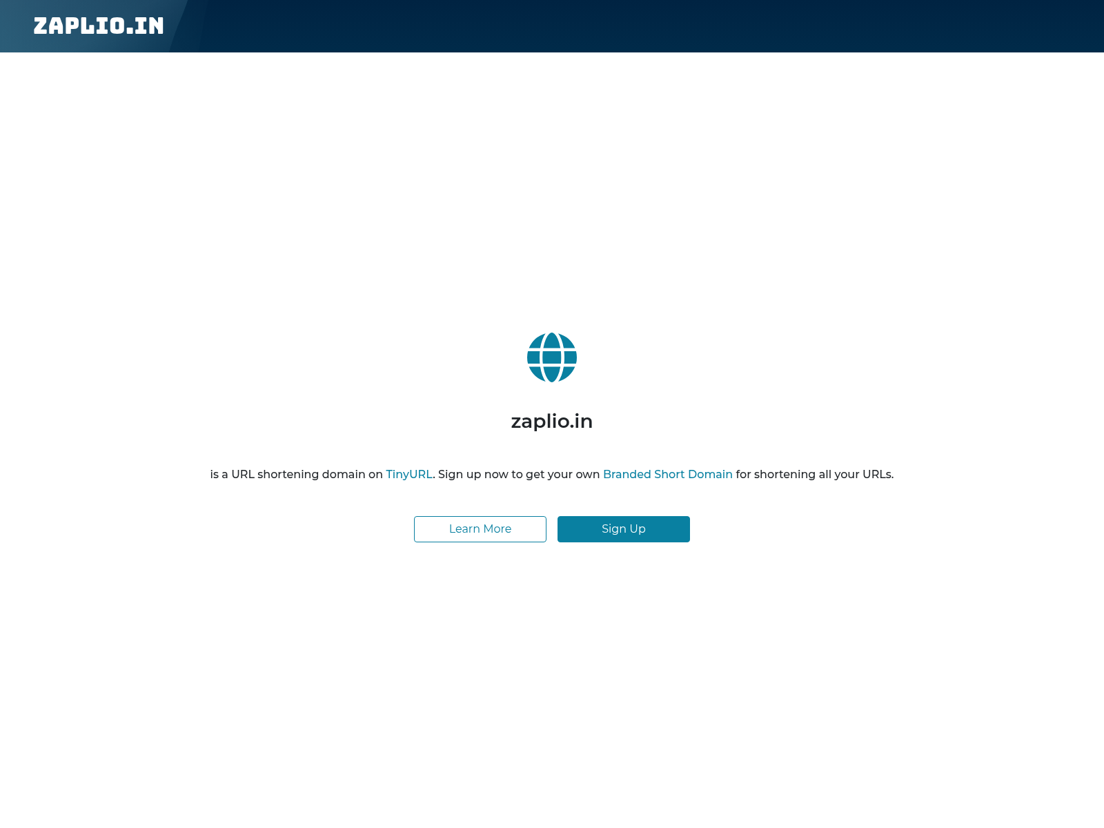 Screenshot of zaplio.in