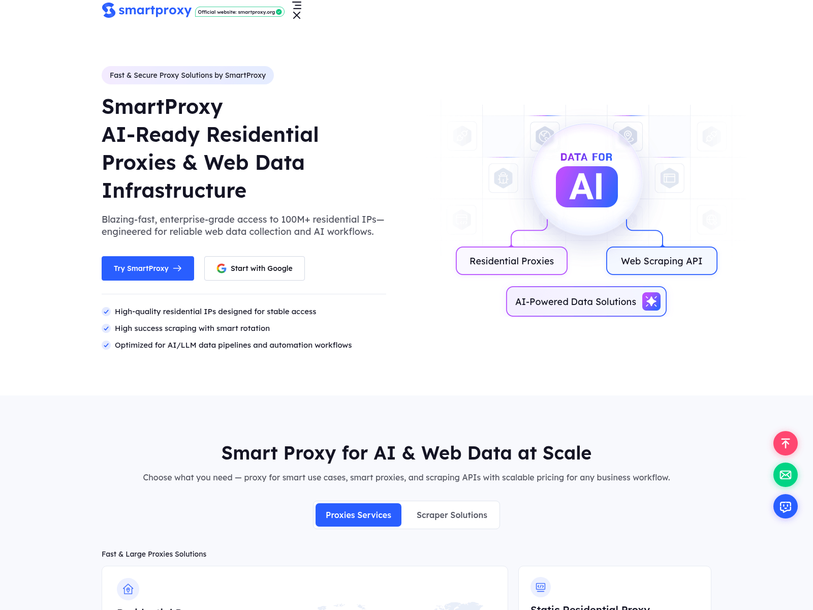 Screenshot of smartproxy.in
