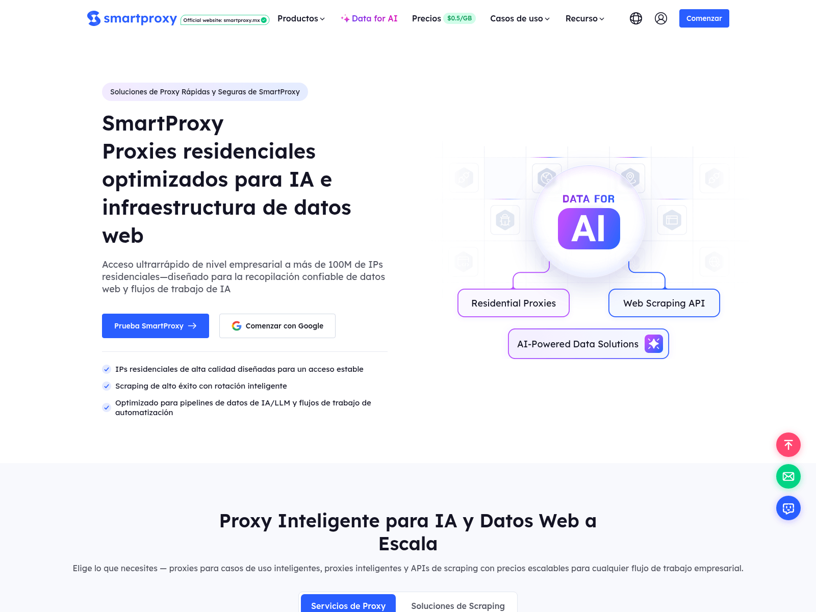 Screenshot of smartproxy.mx
