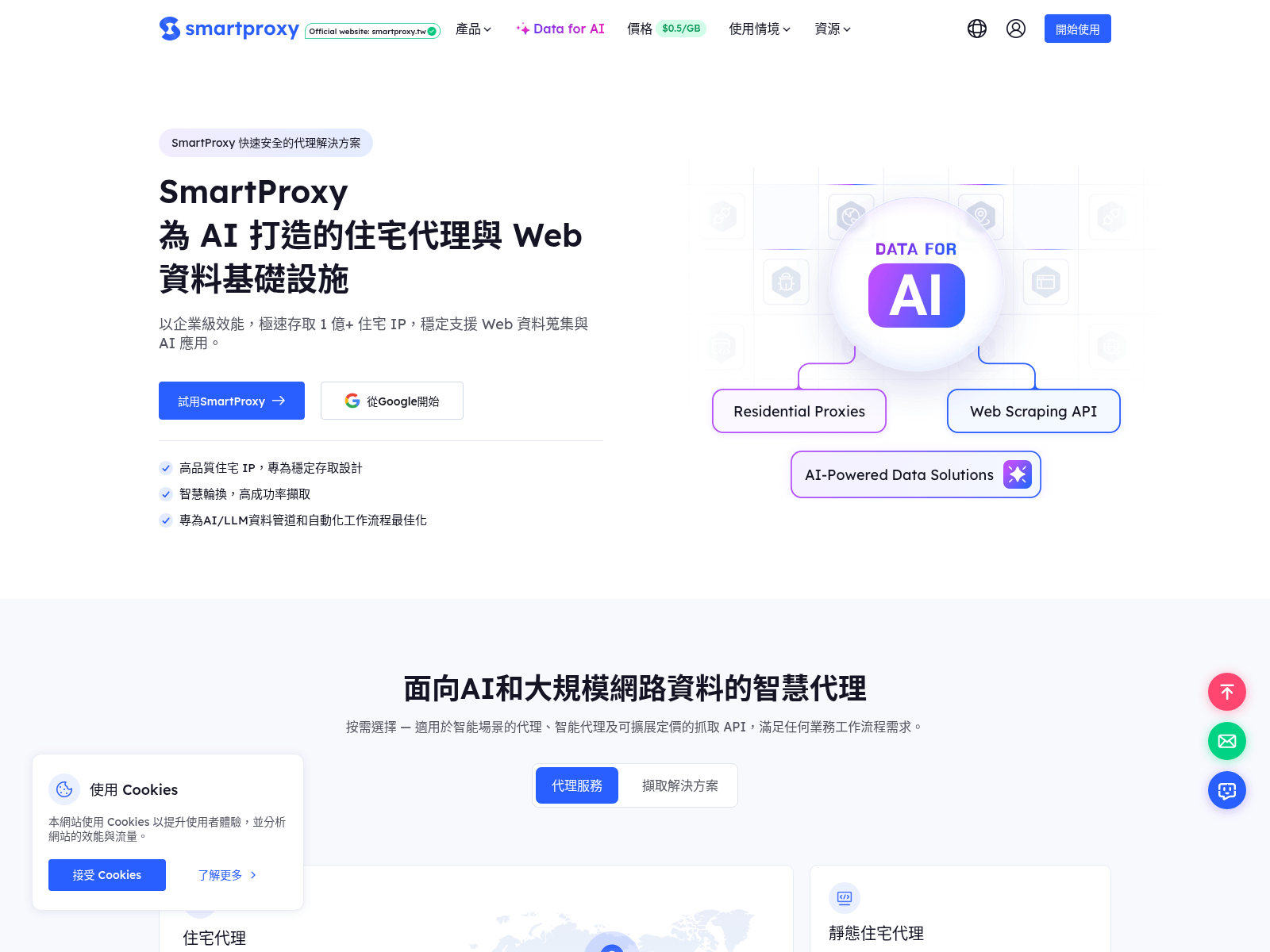 Screenshot of smartproxy.hk