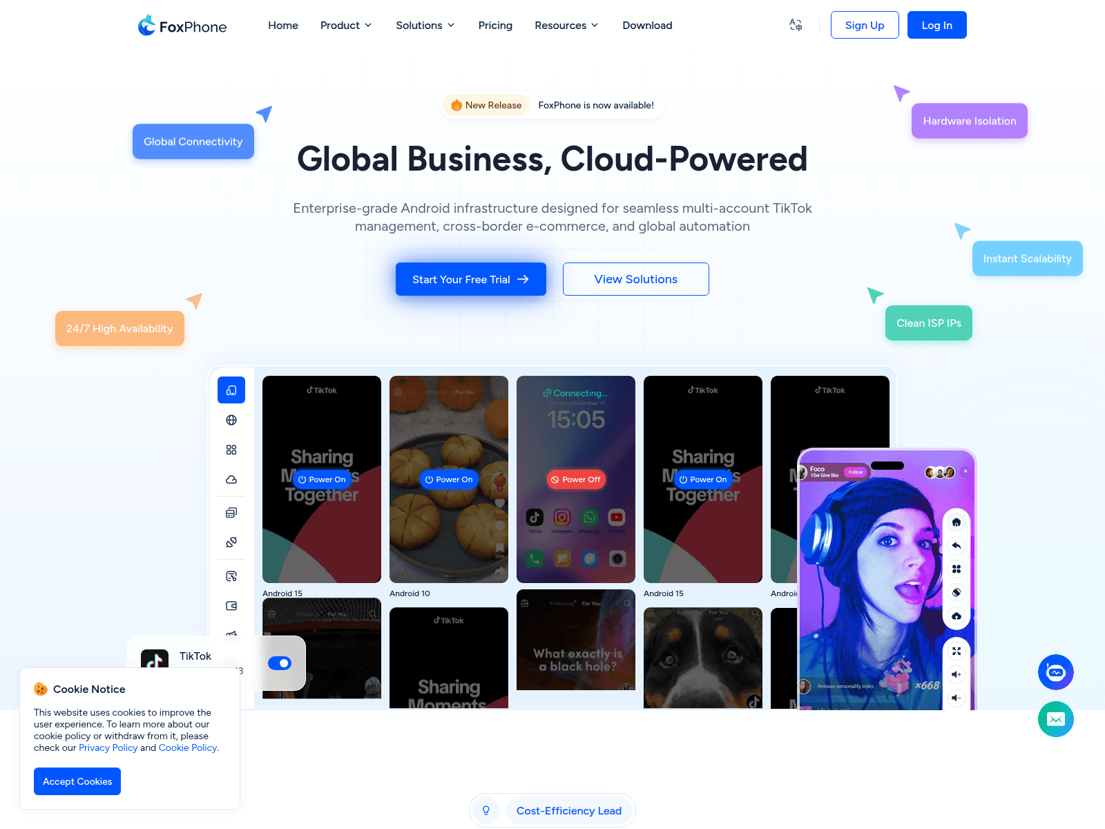Screenshot of foxphone.cn
