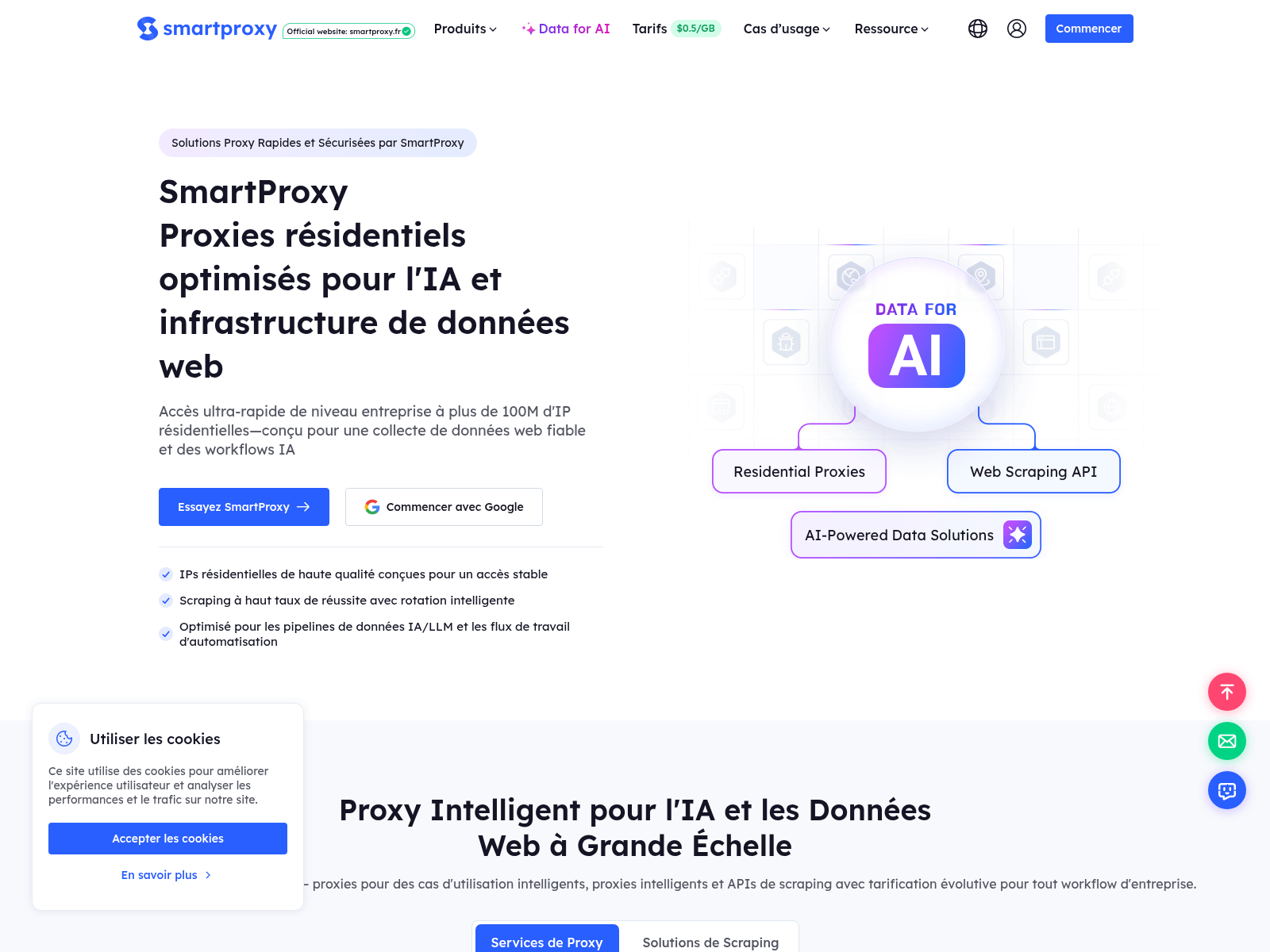Screenshot of smartproxy.fr