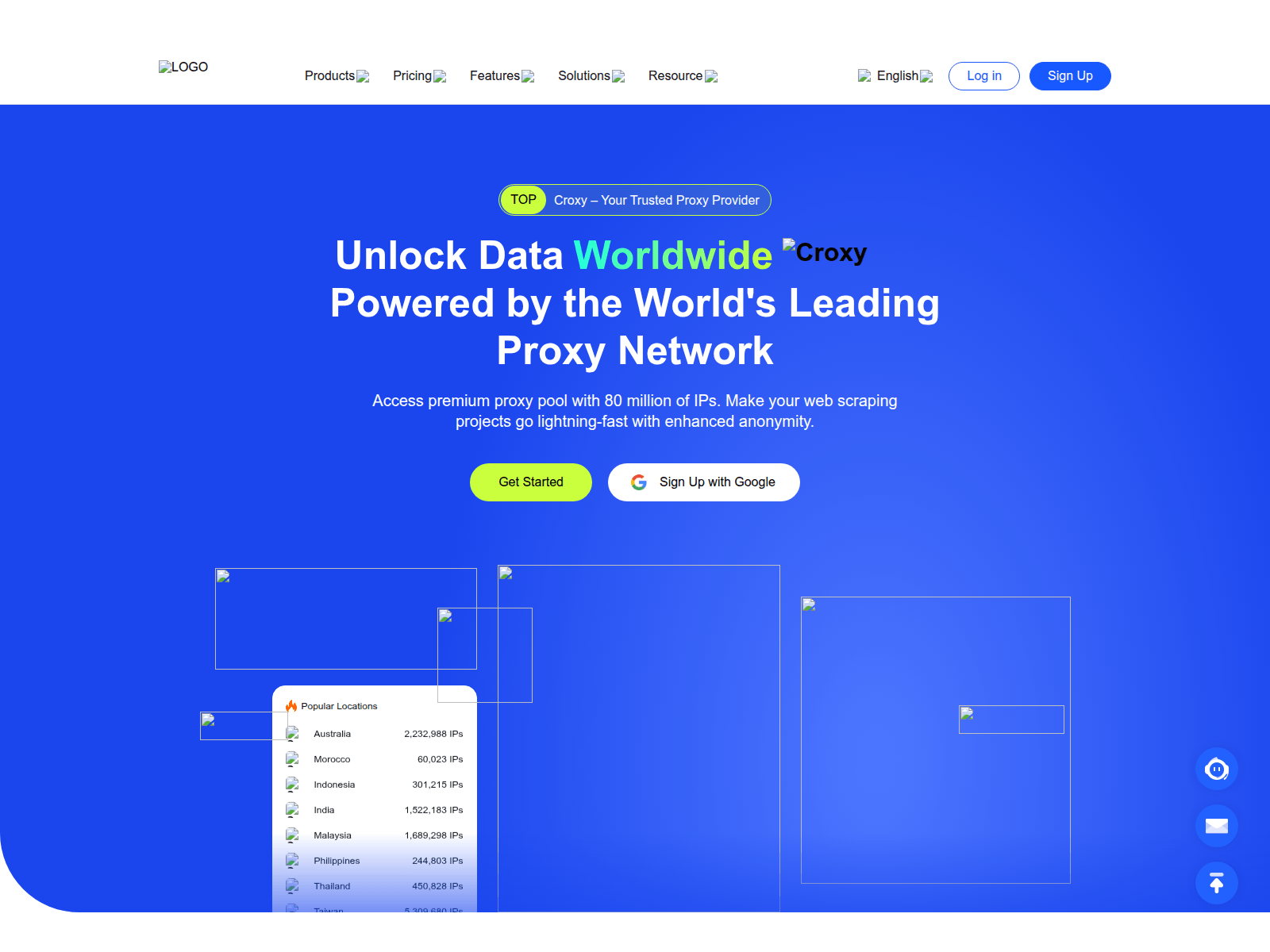Screenshot of croxy.com